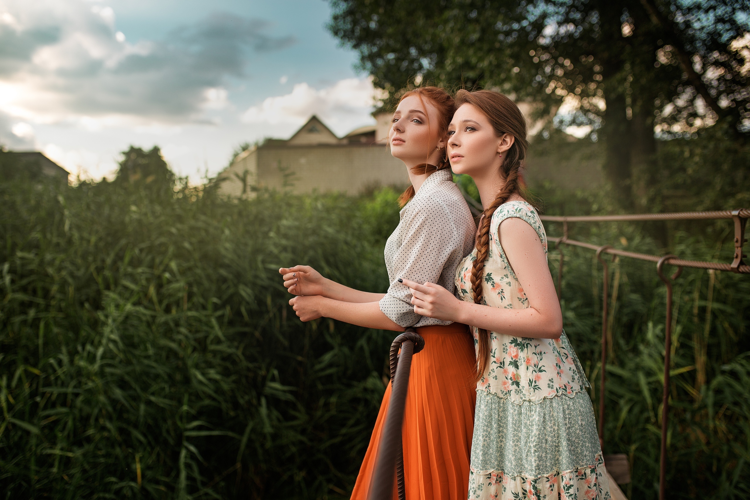 Village girls, Cultural diversity, Innocence captured, Vibrant traditions, 2560x1710 HD Desktop