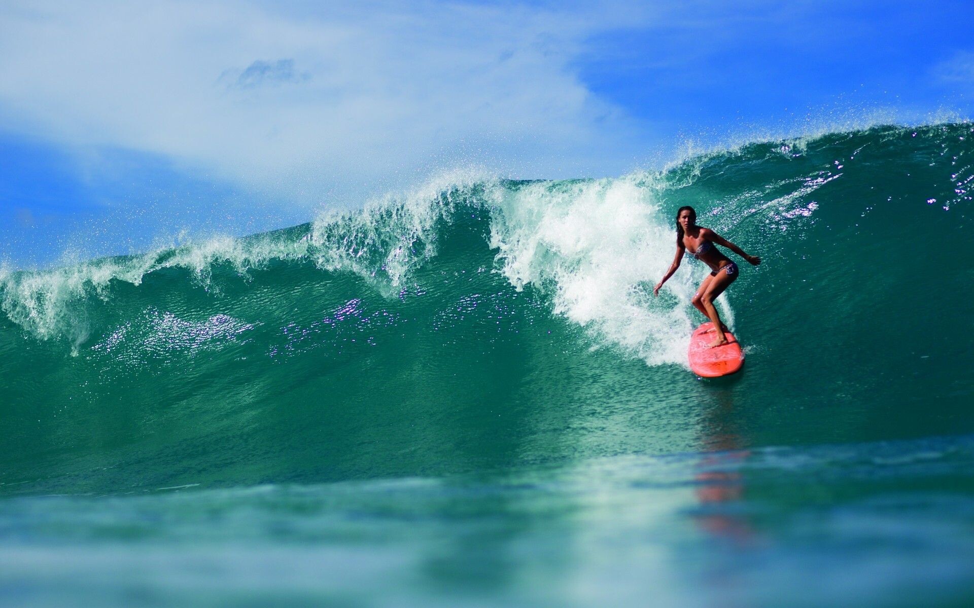 Girl Surfing, Surf Vibes, 1920x1200 HD Desktop