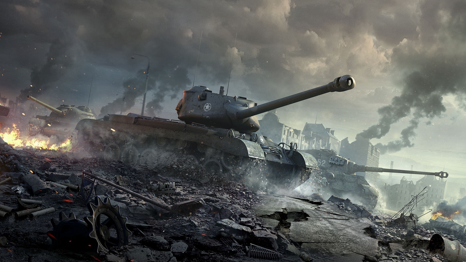 World of Tanks, Dark game, Full HD, HDTV, 1920x1080 Full HD Desktop