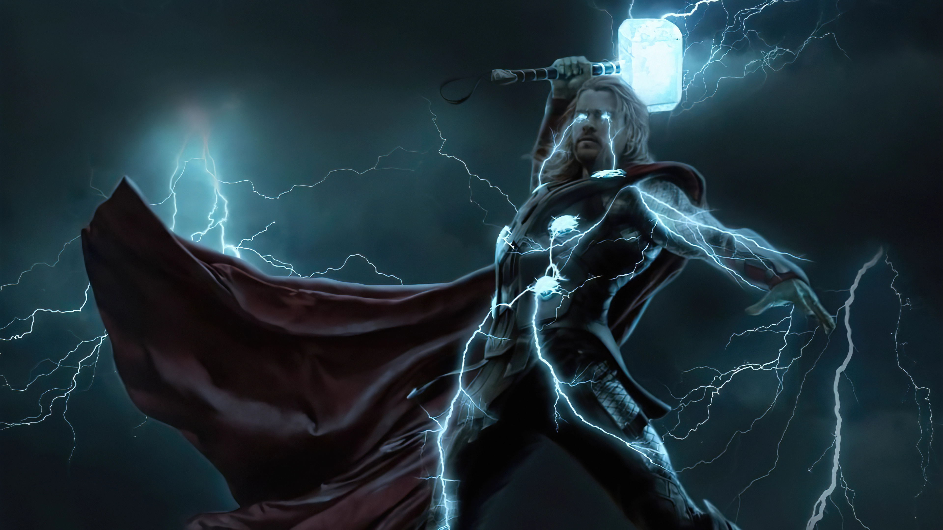 Thunder Thor wallpaper, Ultra HD, ID7655, 3840x2160 4K Desktop