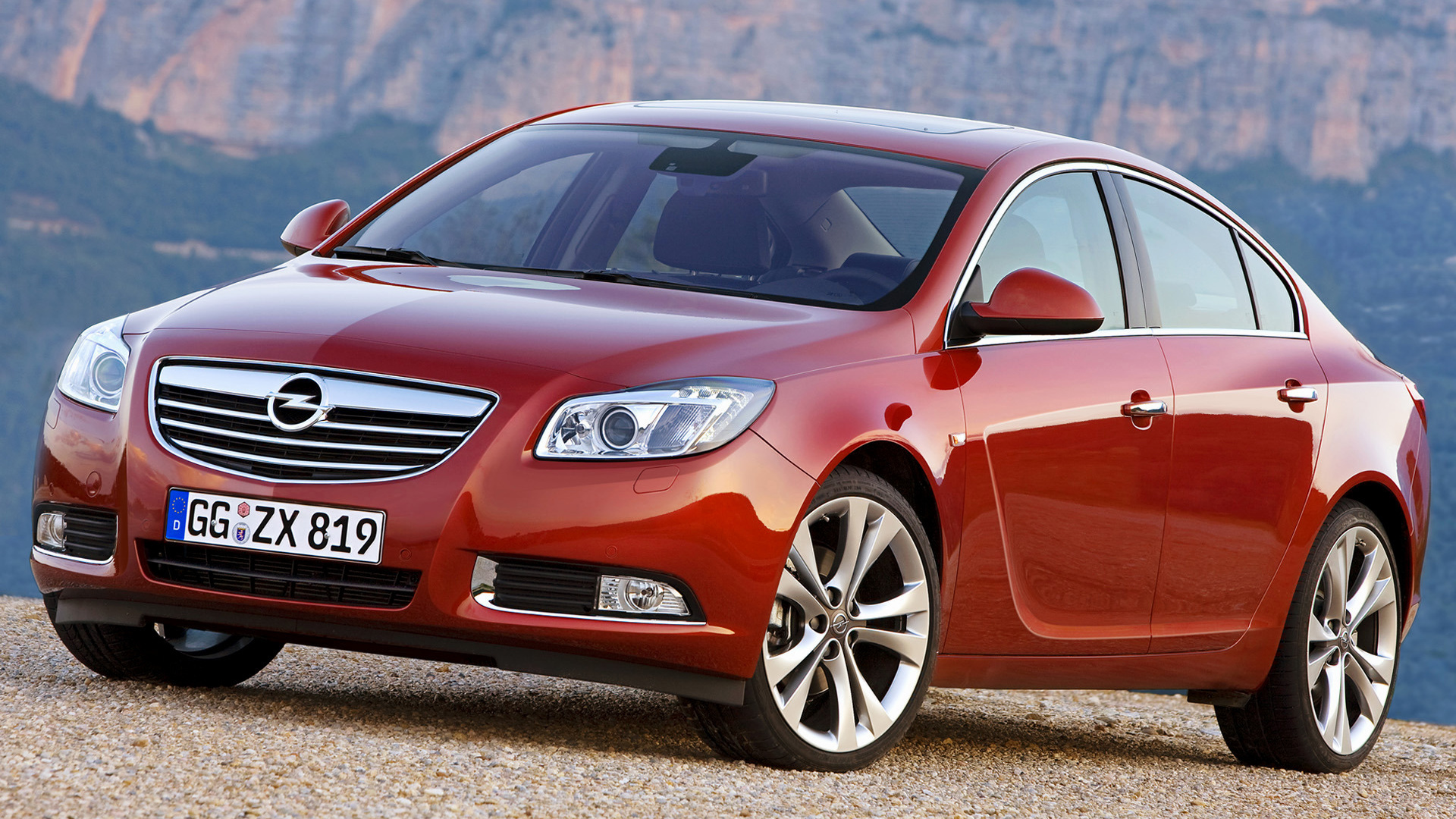 Opel Insignia, Family car, Turbo red, 1920x1080 Full HD Desktop