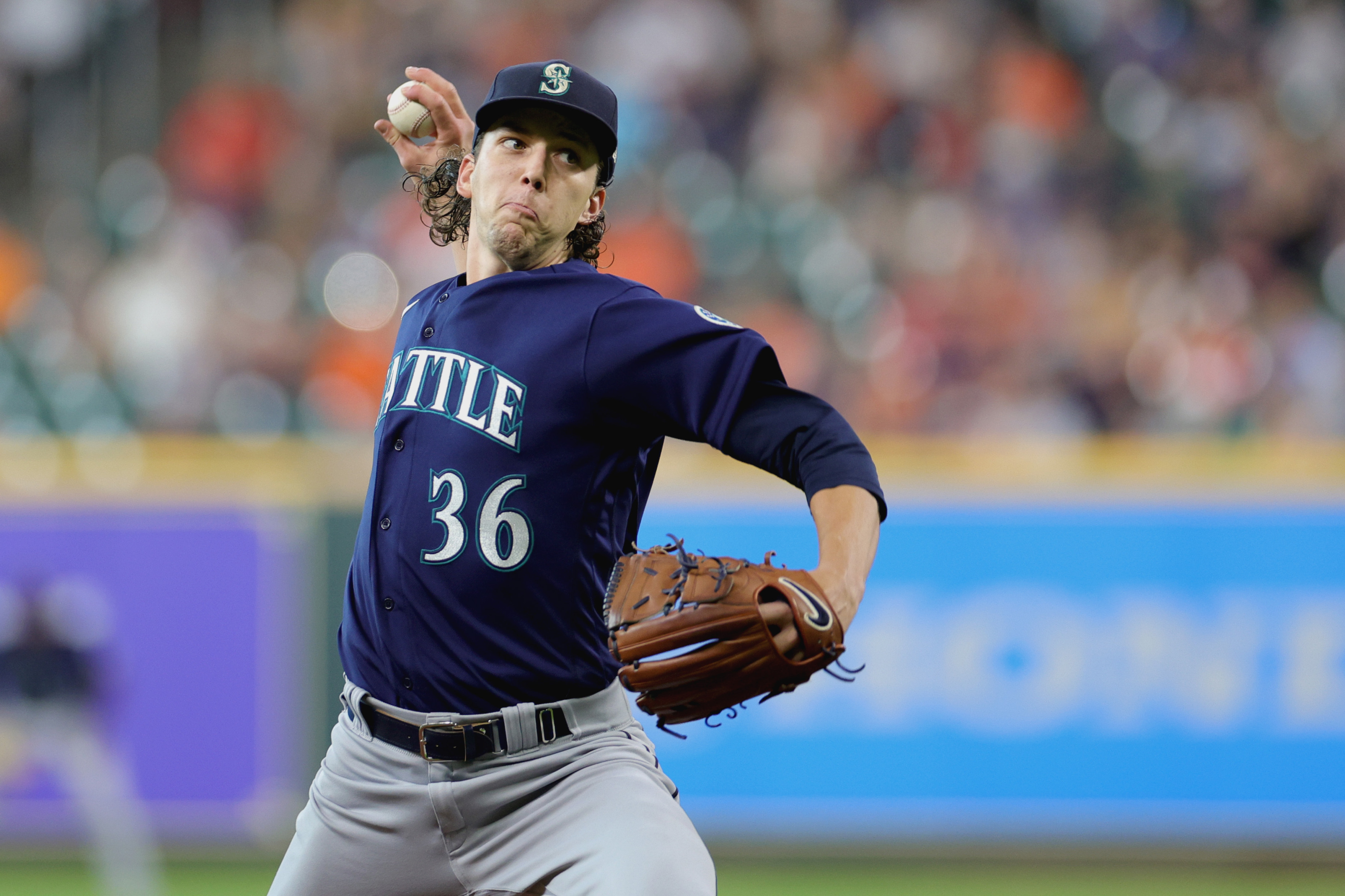 Logan Gilbert, Seattle Mariners Wallpaper, 3200x2140 HD Desktop