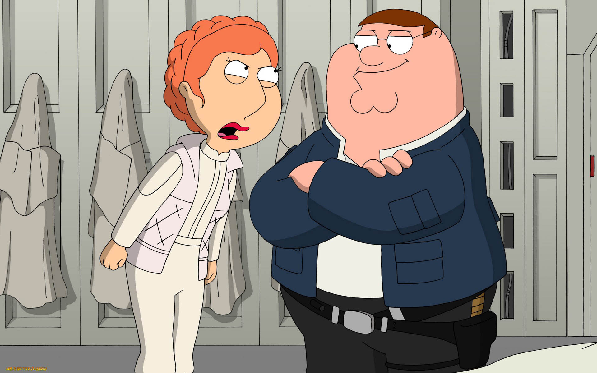 Peter and Lois, Family Guy Wallpaper, 1920x1200 HD Desktop