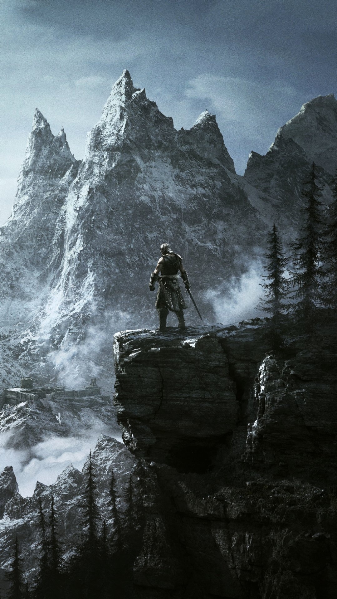 Bethesda, The Elder Scrolls V: Skyrim, Epic gaming adventure, Fantasy world, 1080x1920 Full HD Phone