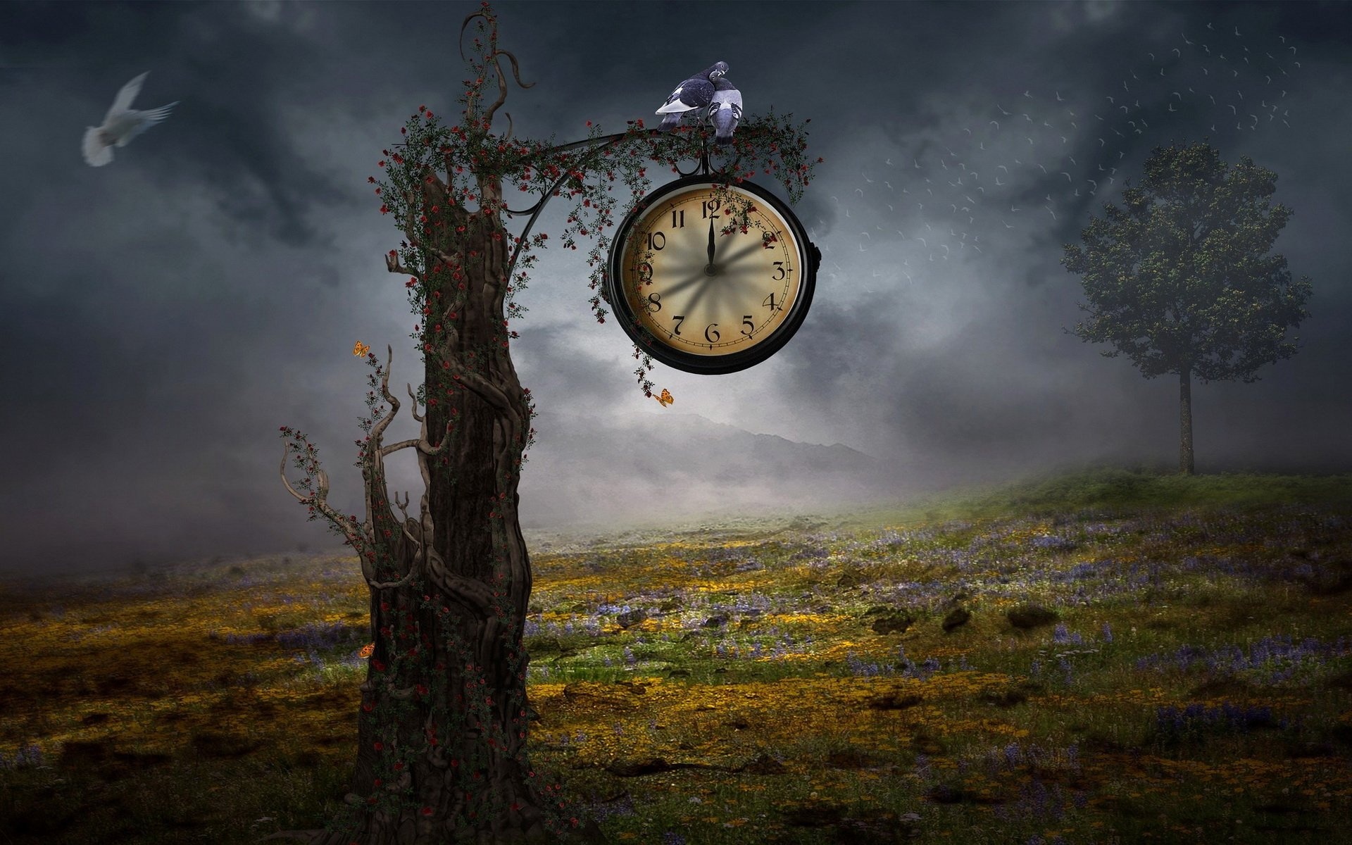 Artistic clock wallpaper, HD wallpaper, Background image, 1920x1200 HD Desktop