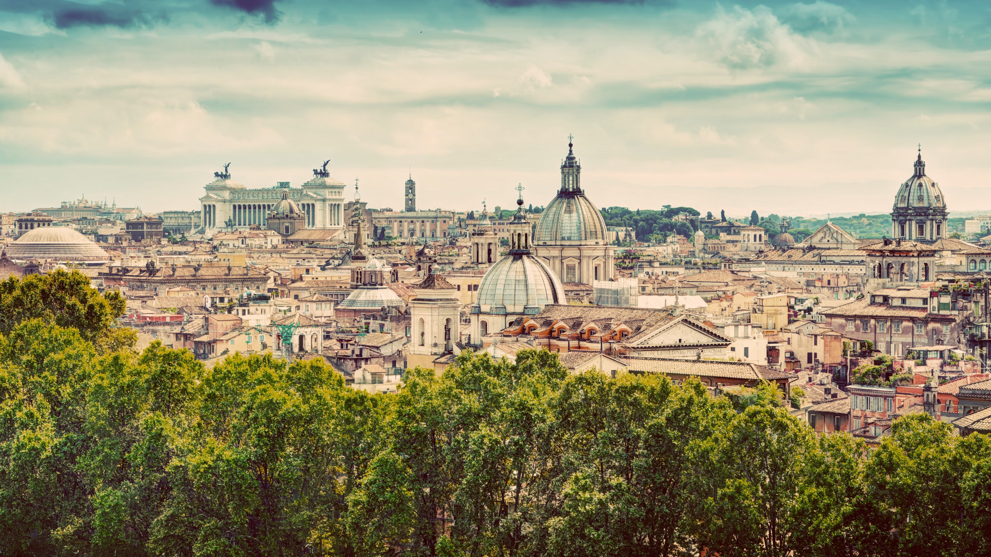 Captivating Rome buildings, UHD TV wallpapers, Architectural grandeur, Italian beauty, 3840x2160 4K Desktop