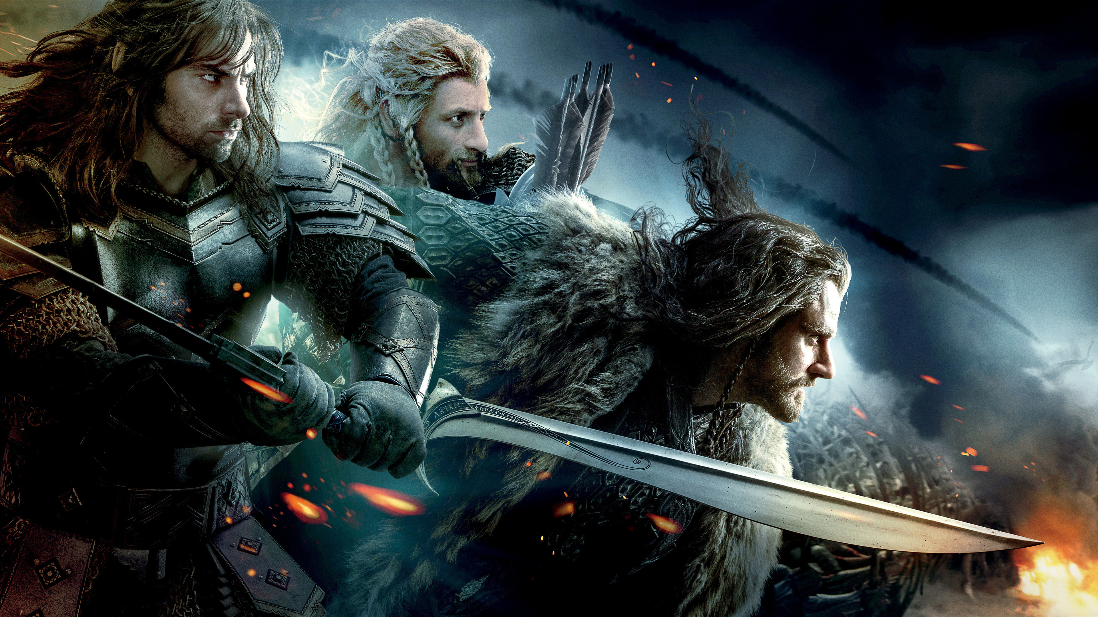 The Hobbit, Battle of the Five Armies, 4K wallpaper, Epic battle scenes, 3840x2160 4K Desktop