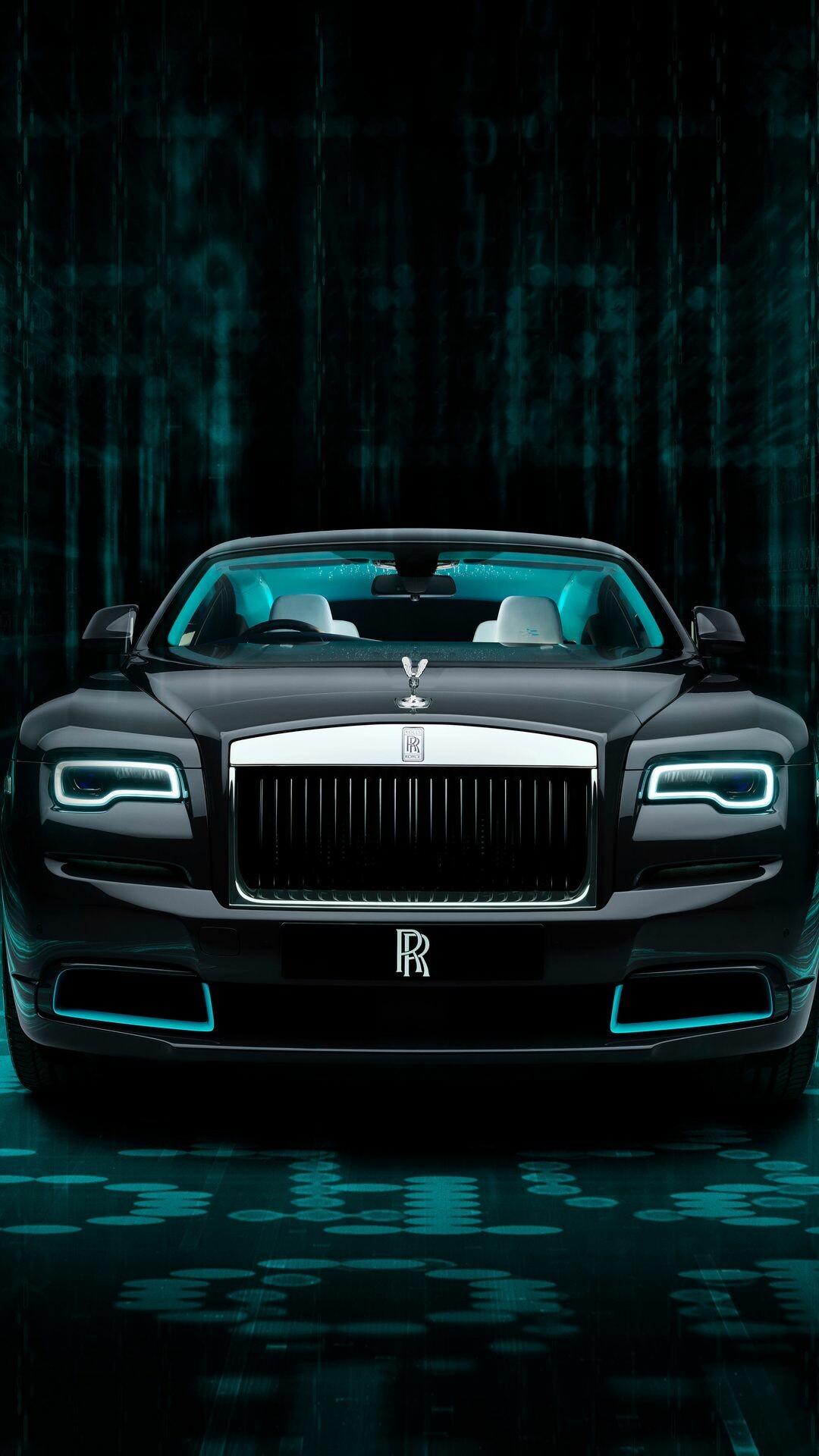 Wraith Kryptos, Rolls-Royce Wallpaper, 1080x1920 Full HD Phone