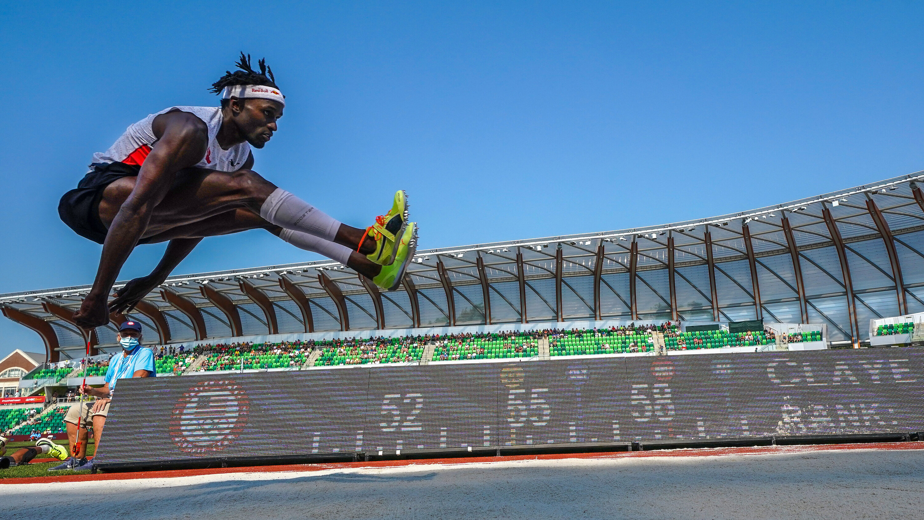 Will Claye, Triple Jump Wallpaper, 3000x1690 HD Desktop