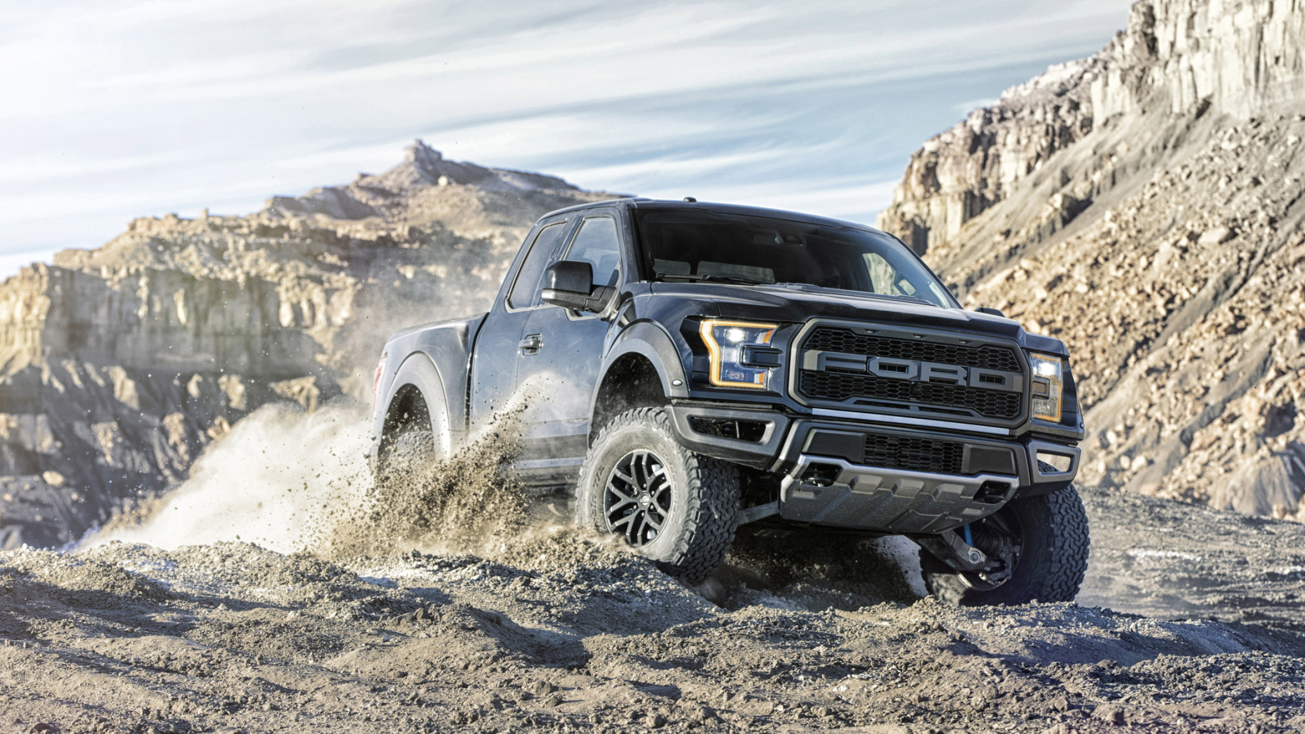 Ford F-150, Off-road adventure, 4x4 power, Rugged capability, 2560x1440 HD Desktop