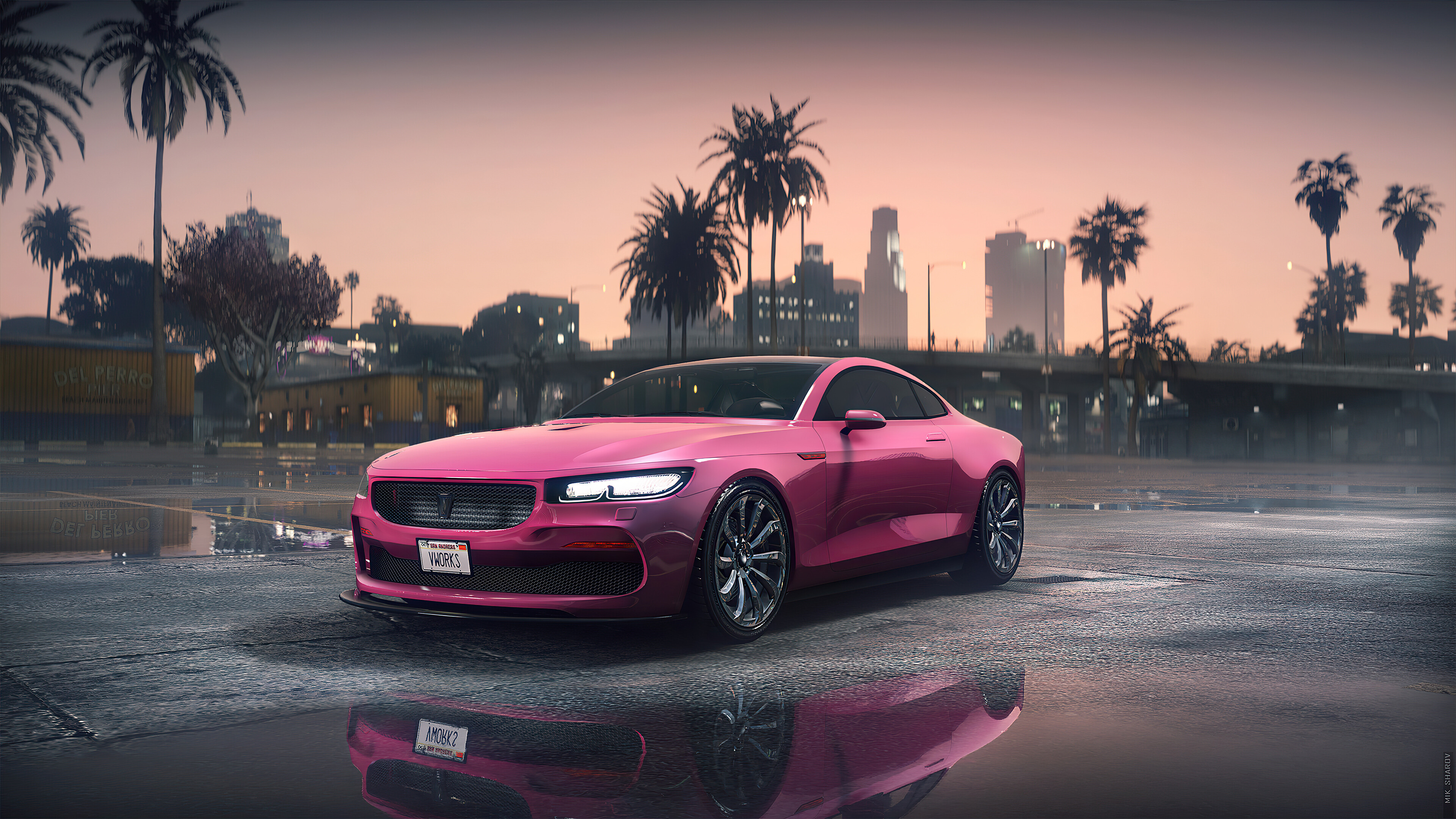 Grand Theft Auto 5, Ultra HD wallpaper, Stunning visuals, High-resolution imagery, 3840x2160 4K Desktop