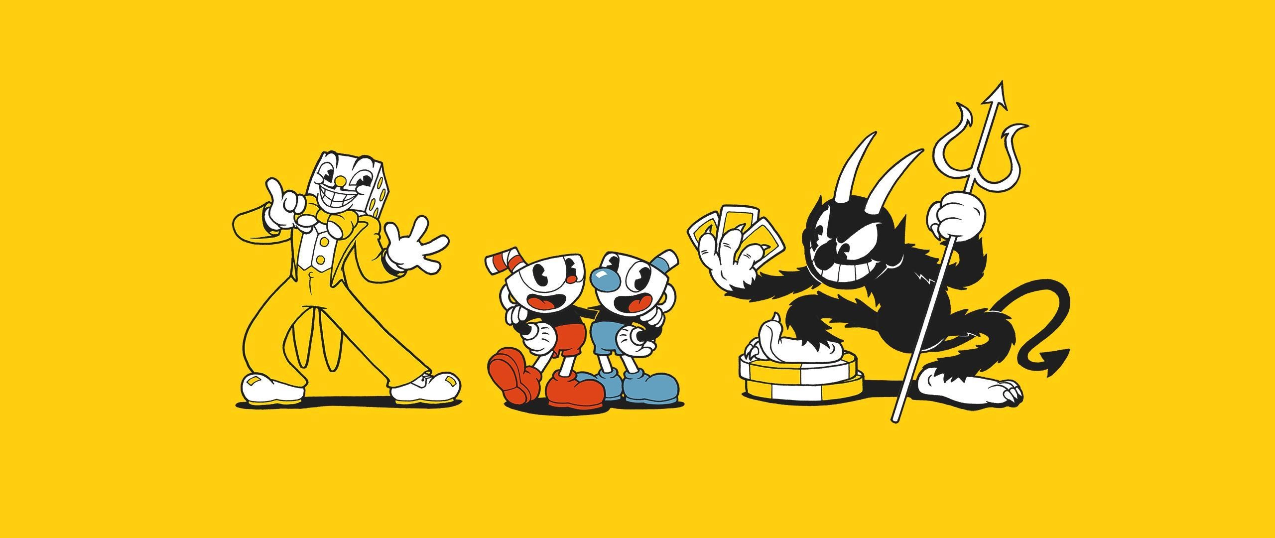 The Cuphead Show!, Animation, Cuphead, Wallpapers, 2560x1080 Dual Screen Desktop