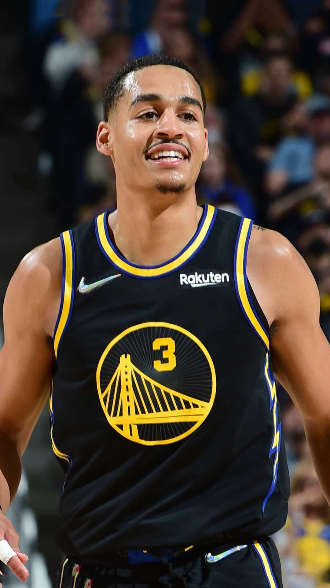 Jordan Poole, Wallpaper, Basketball sensation, Rising star, 1080x1920 Full HD Phone