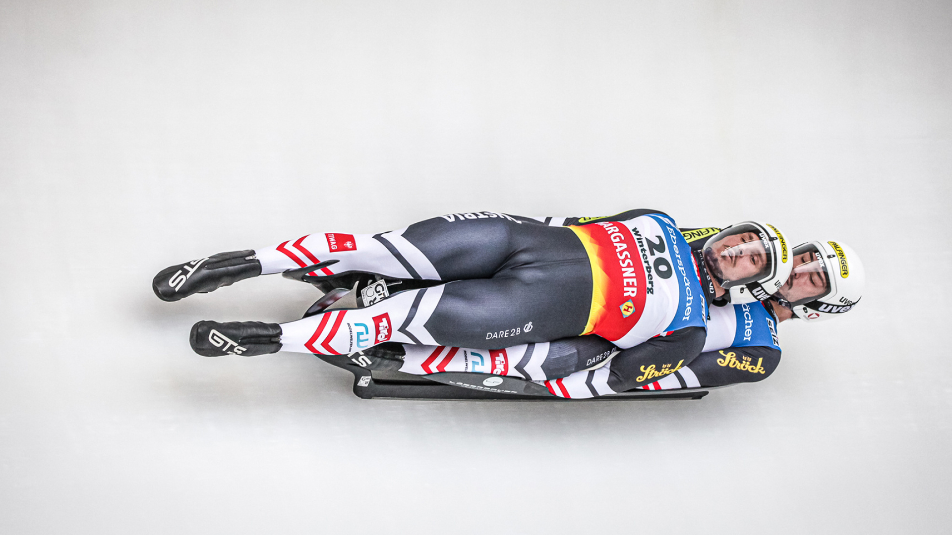 Thomas Steu and Lorenz Koller, Luge Wallpaper, 1920x1080 Full HD Desktop