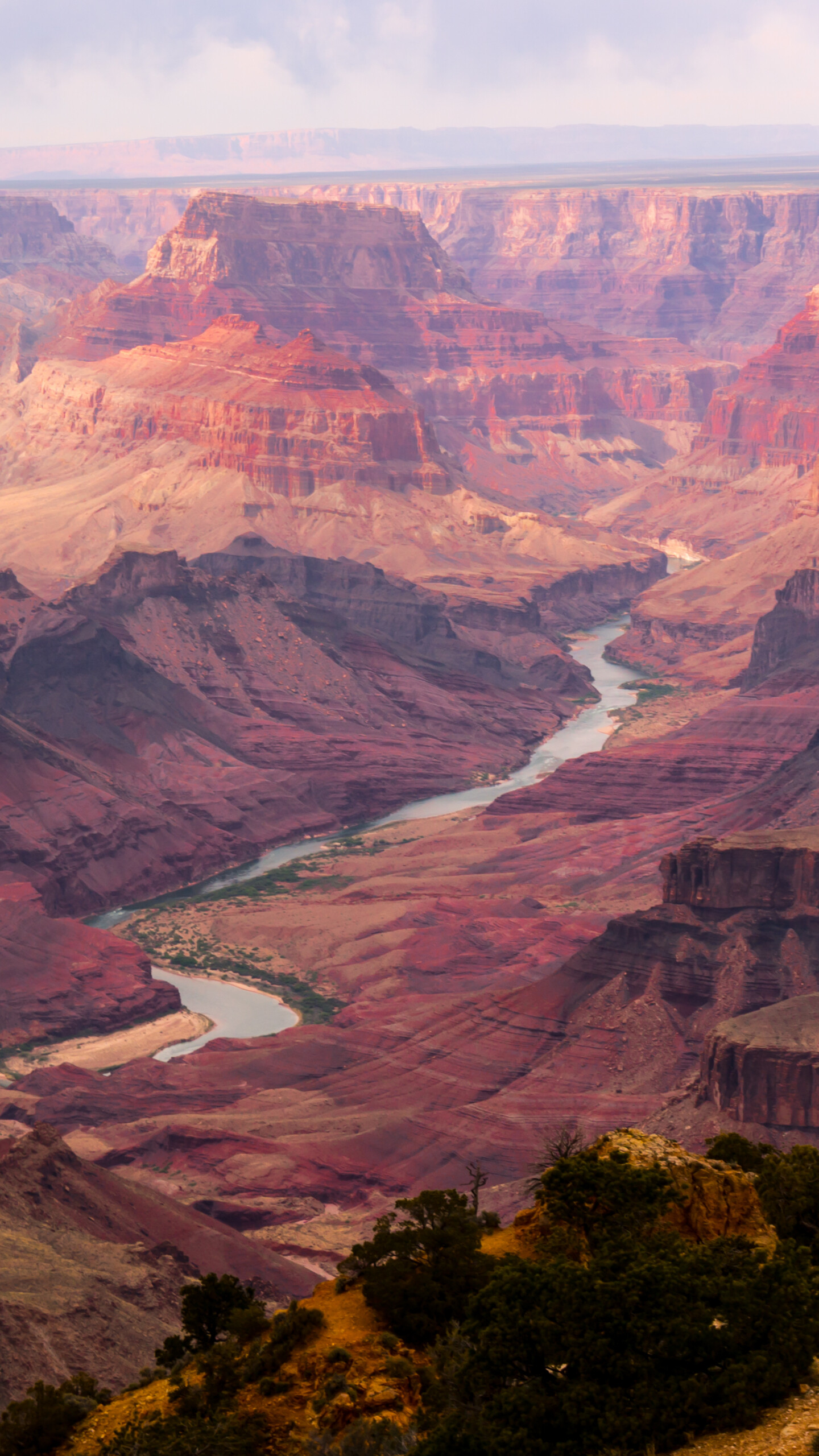 South Rim, Grand Canyon Wallpaper, 1440x2560 HD Phone