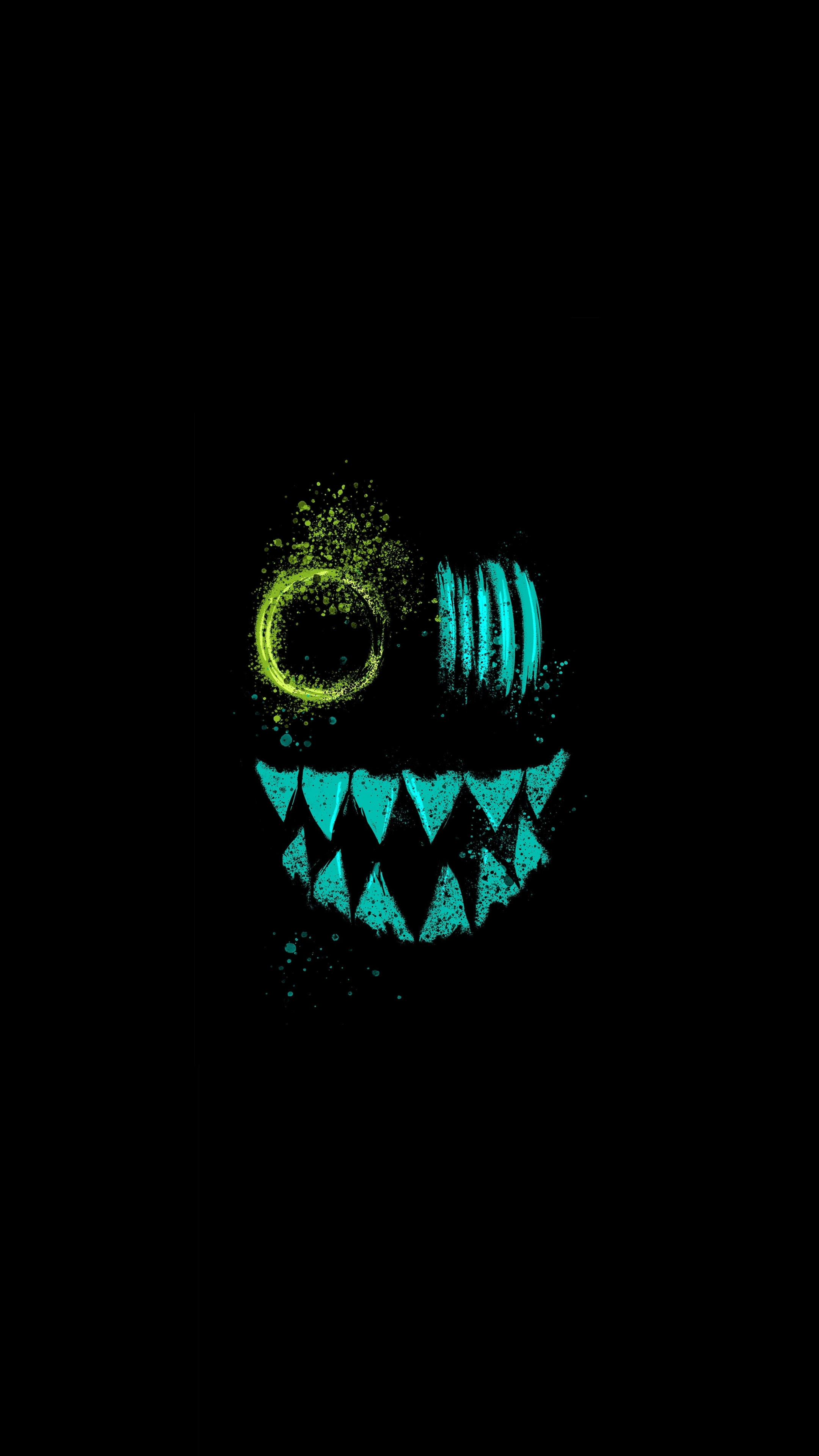 Art, Monster muzzle, Minimal art wallpaper, Sony Xperia, 2160x3840 4K Phone