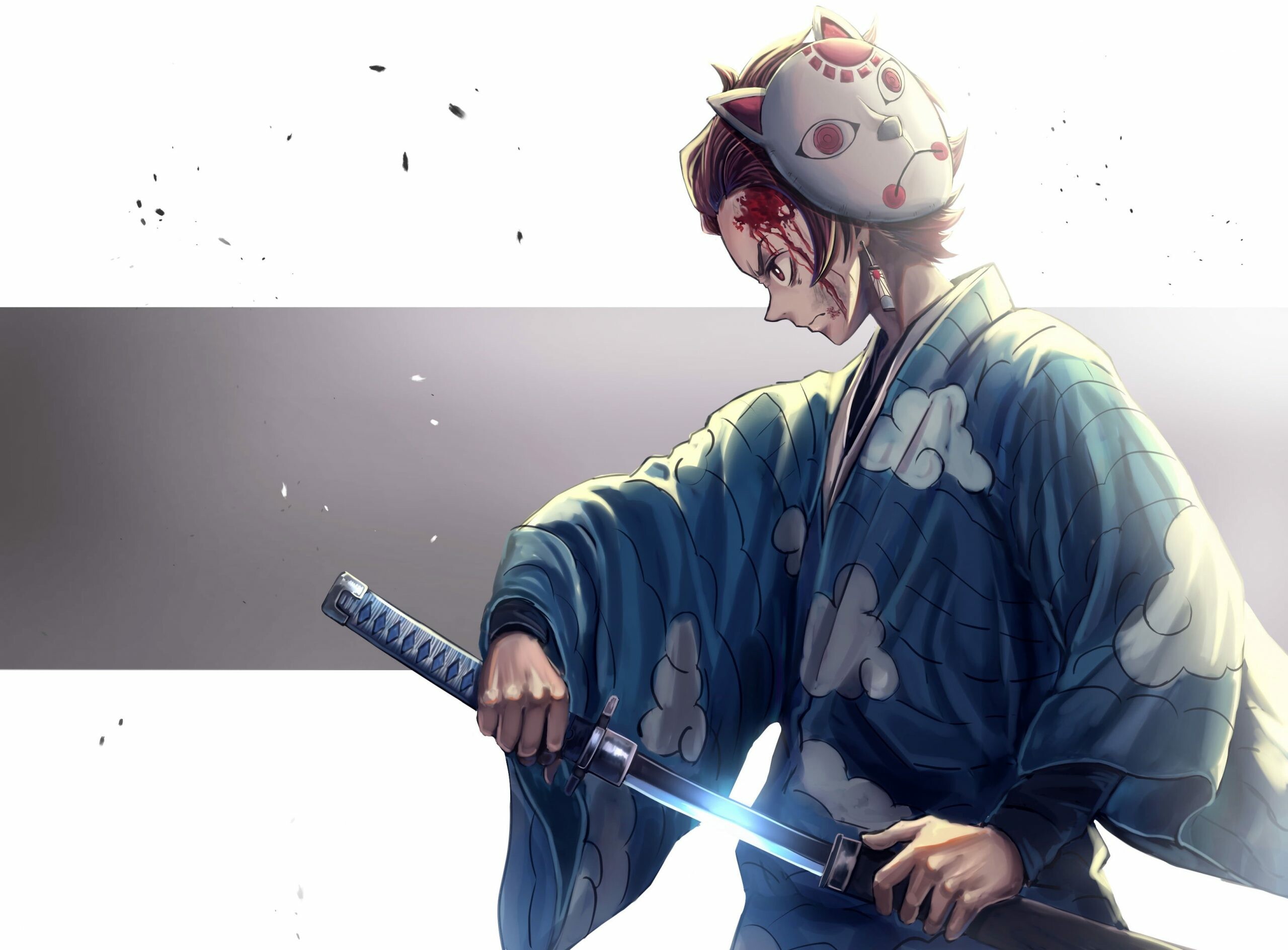 Demon Slayer: Kimetsu no Yaiba, Tanjiro Kamado, Anime wallpaper, Background image, 2560x1890 HD Desktop