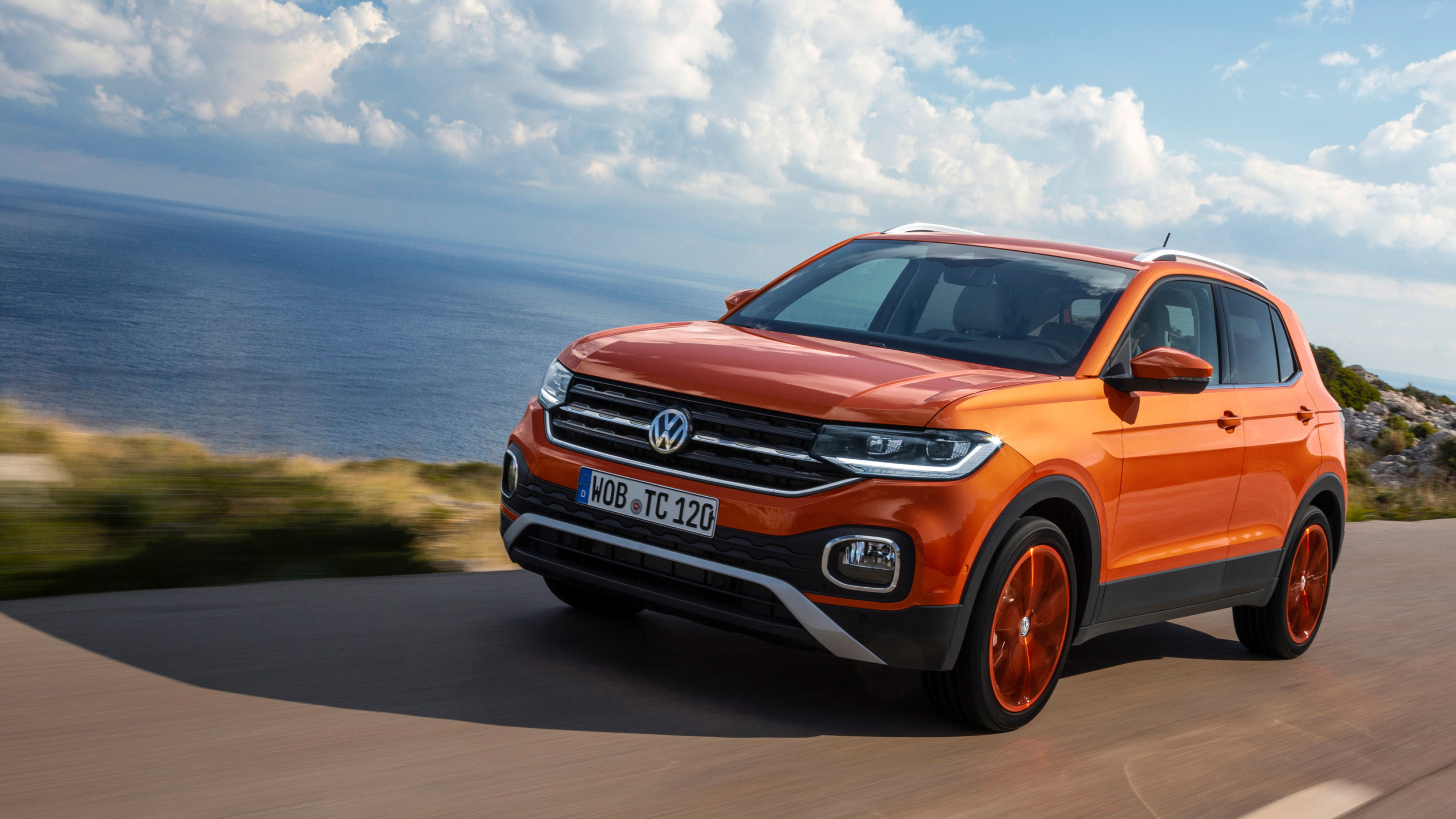 Volkswagen T-Cross, Compact SUV, 2019 model, Cars desktop wallpapers, 3840x2160 4K Desktop