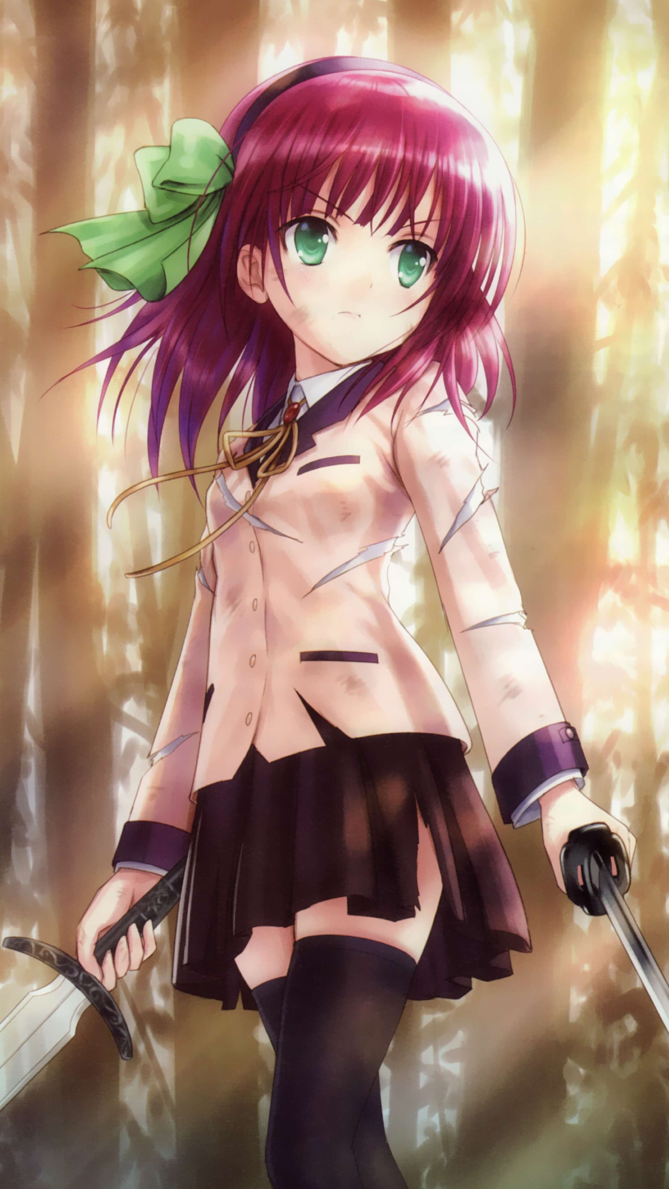 Angel Beats!, Yuri Nakamura, Kawaii Mobile, 2160x3840 4K Phone