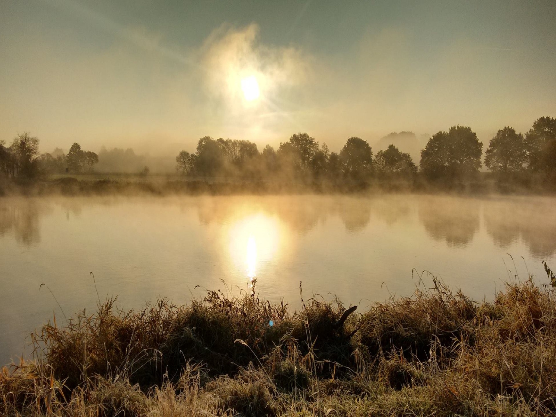 Ob River, Tales from our farm, Russian waterway, Nature's tranquility, 1920x1440 HD Desktop