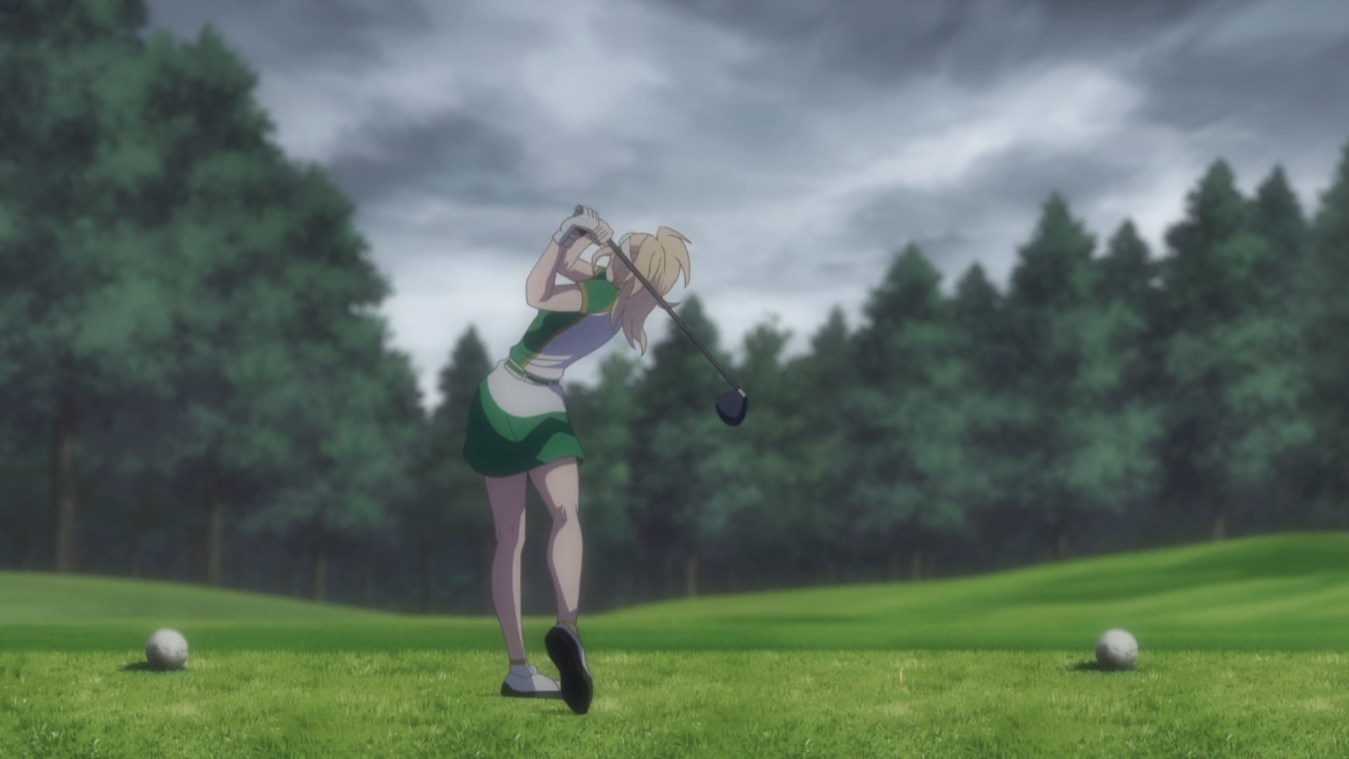 Birdie Wing, Golfer girls, Anime adventure, Magical world, 1920x1080 Full HD Desktop