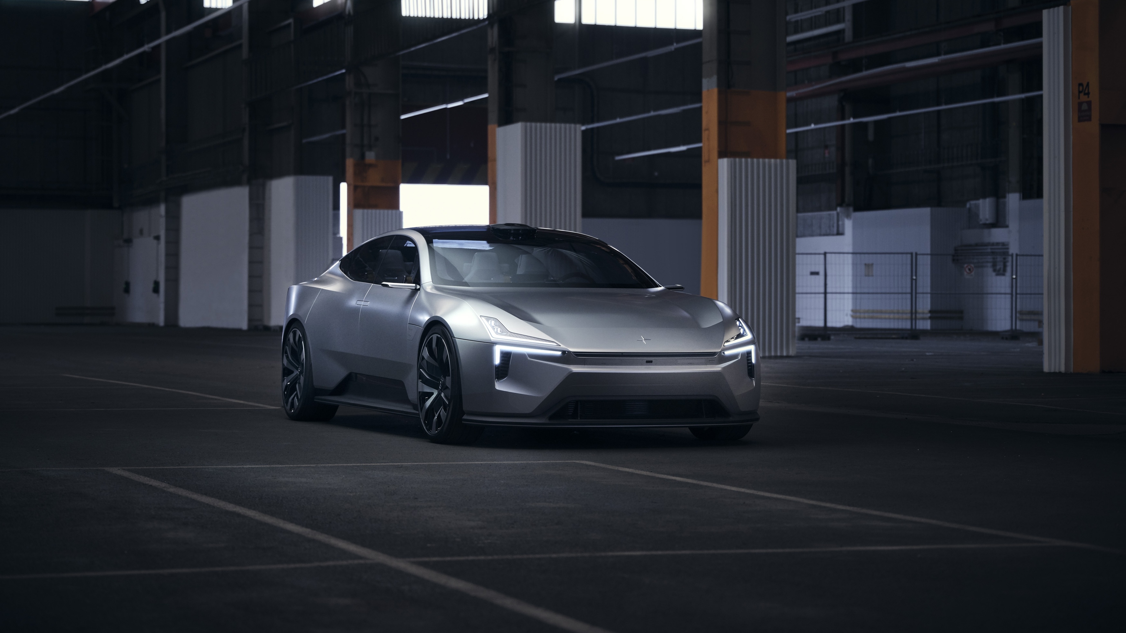 Polestar, Polestar precept, 2020 gray, Concept design, 3840x2160 4K Desktop