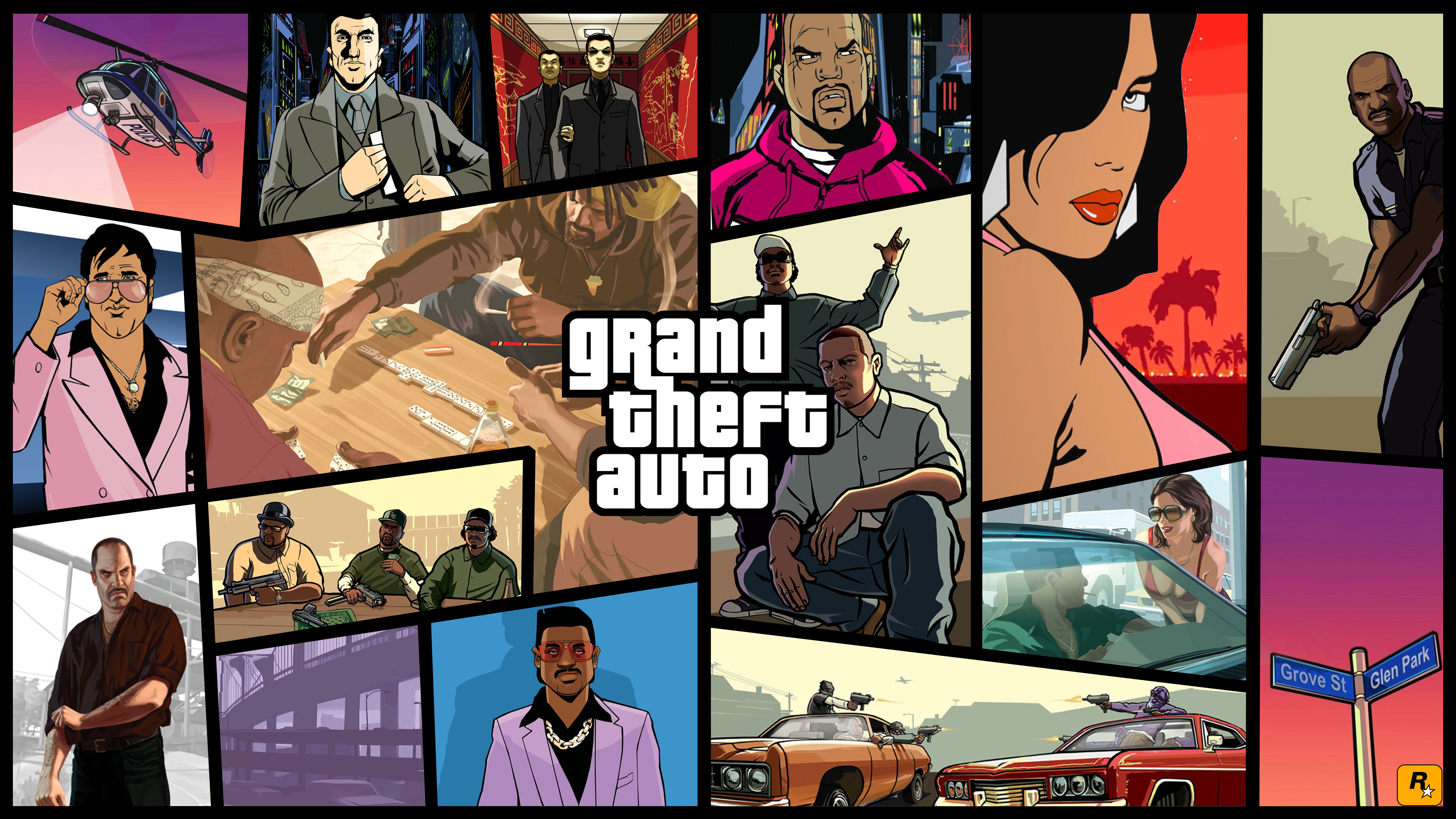 Grand Theft Auto, San Andreas gaming, Homemade GTA HD wallpaper, RGTA, 3840x2160 4K Desktop