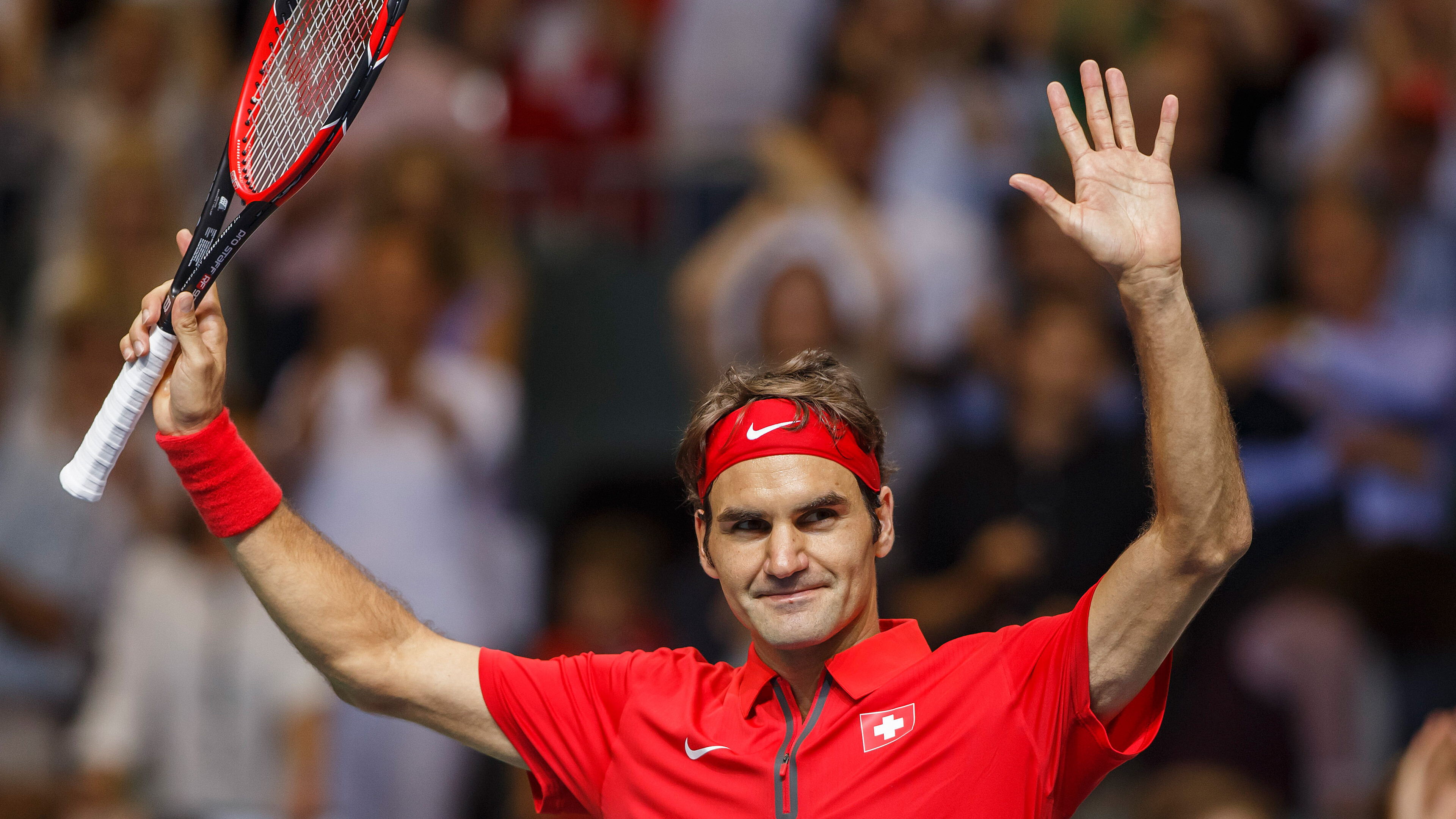 Davis Cup 2015, Roger Federer Wallpaper, 3840x2160 4K Desktop