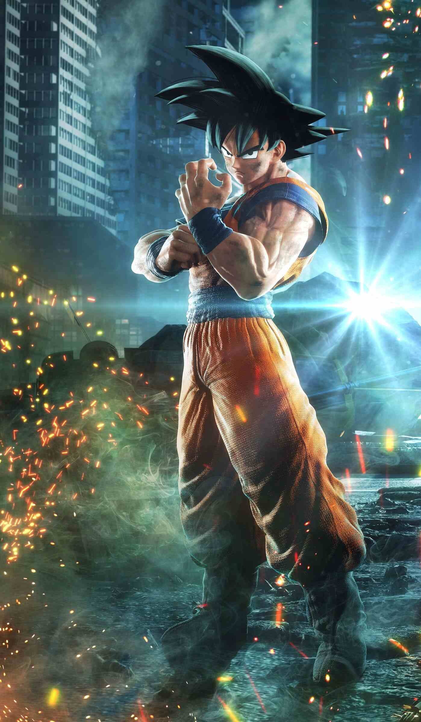 Jump Force, Goku Wallpaper, 1400x2400 HD Phone