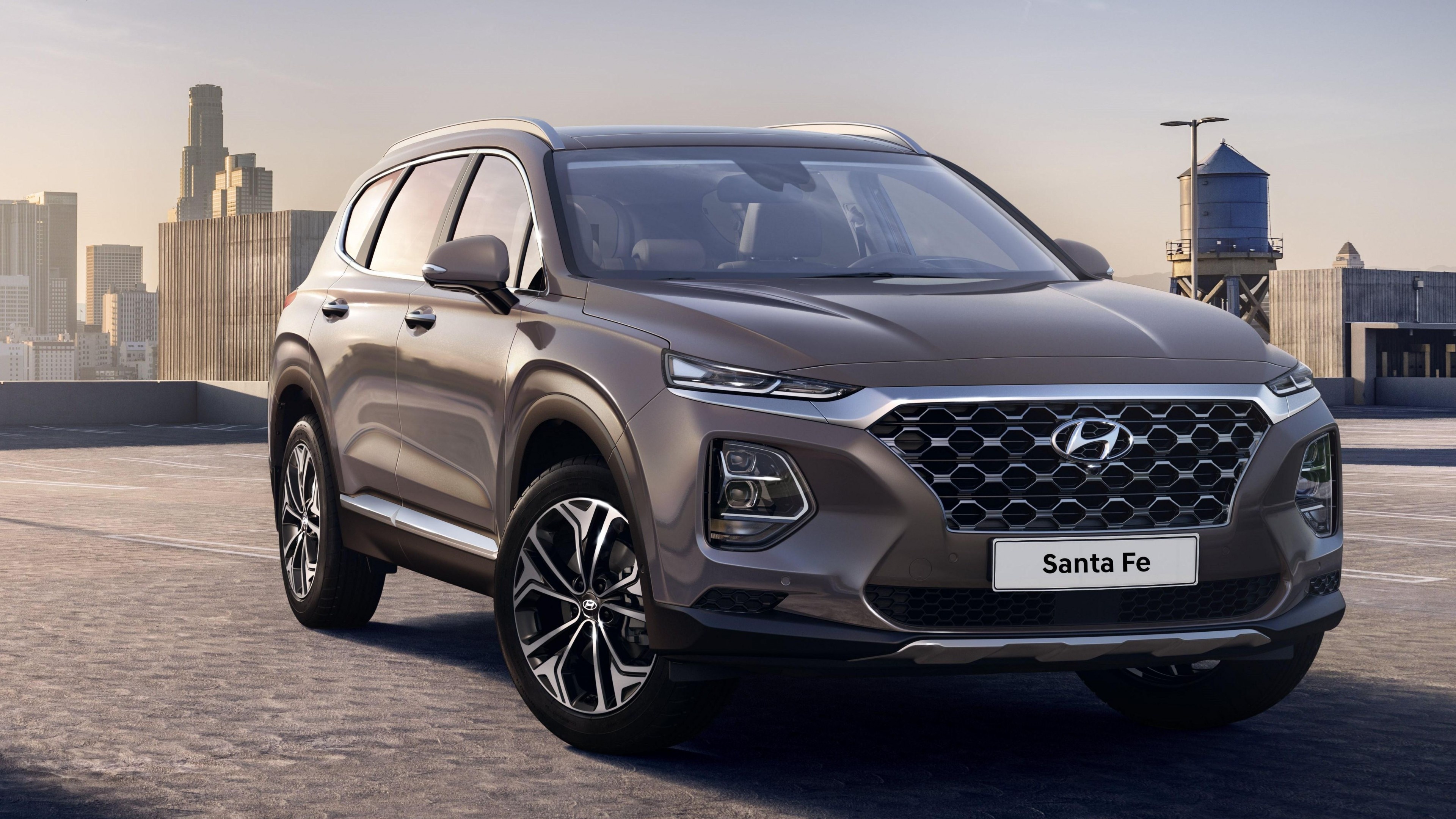 2018 Model, Hyundai Santa Fe Wallpaper, 3840x2160 4K Desktop