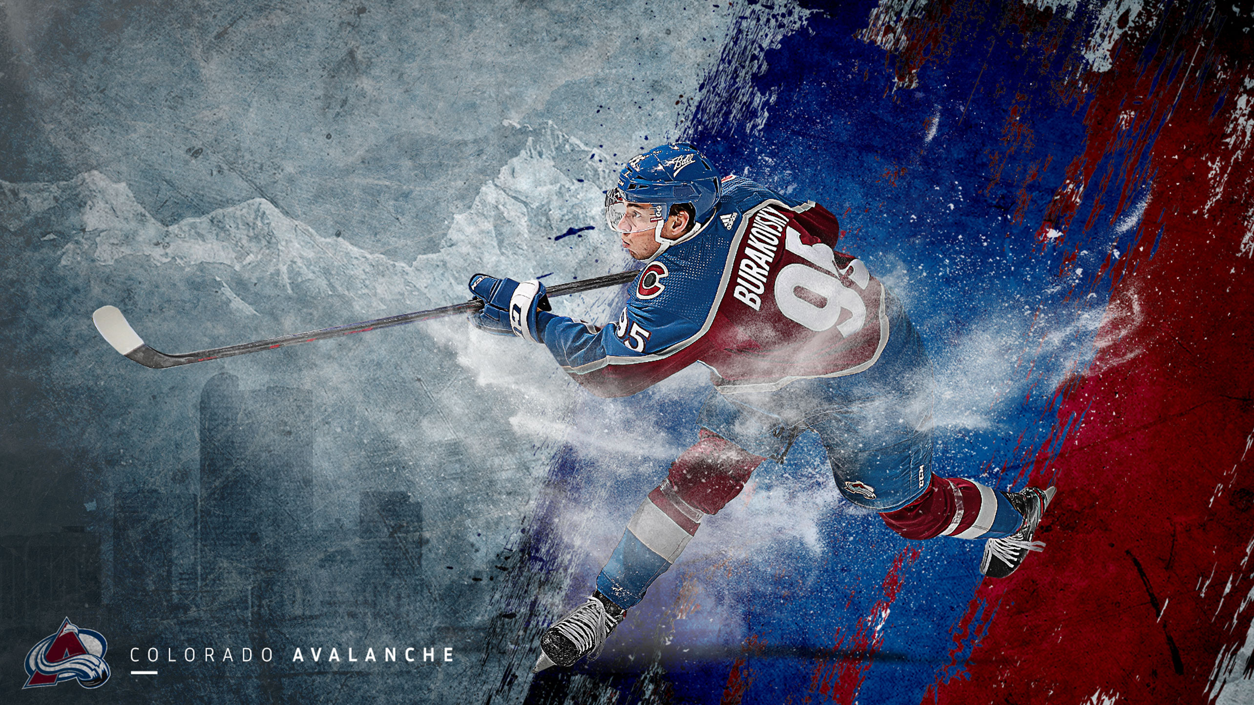 Andre Burakovsky, Colorado Avalanche Wallpaper, 2570x1450 HD Desktop