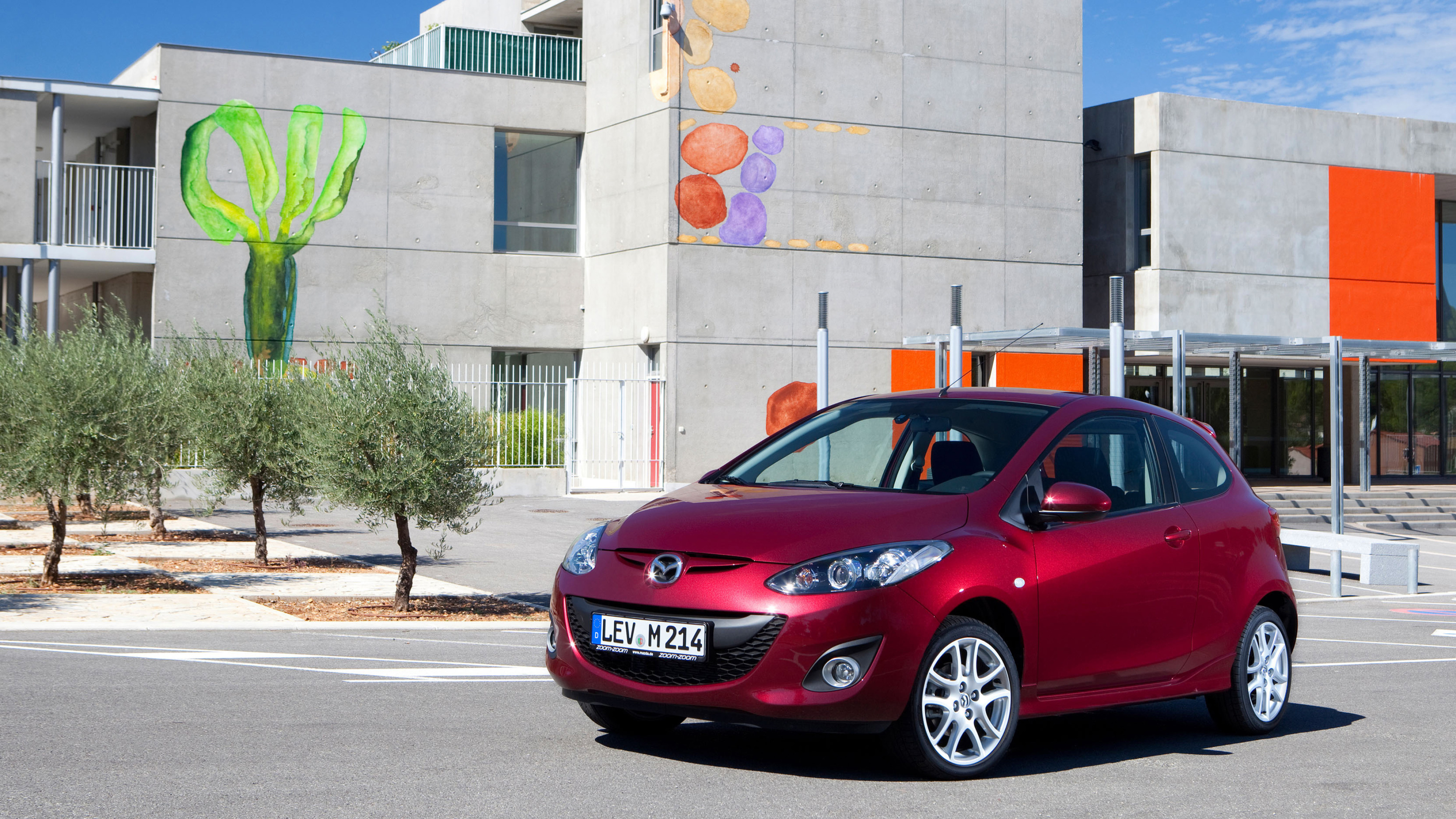 Mazda 2, Compact and stylish, Dynamic performance, Trend-setting design, 3840x2160 4K Desktop