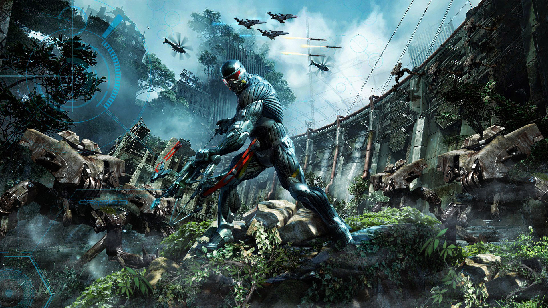 Crysis, Video game wallpaper, High-quality download, Rainy 4K wallpaper, 1920x1080 Full HD Desktop