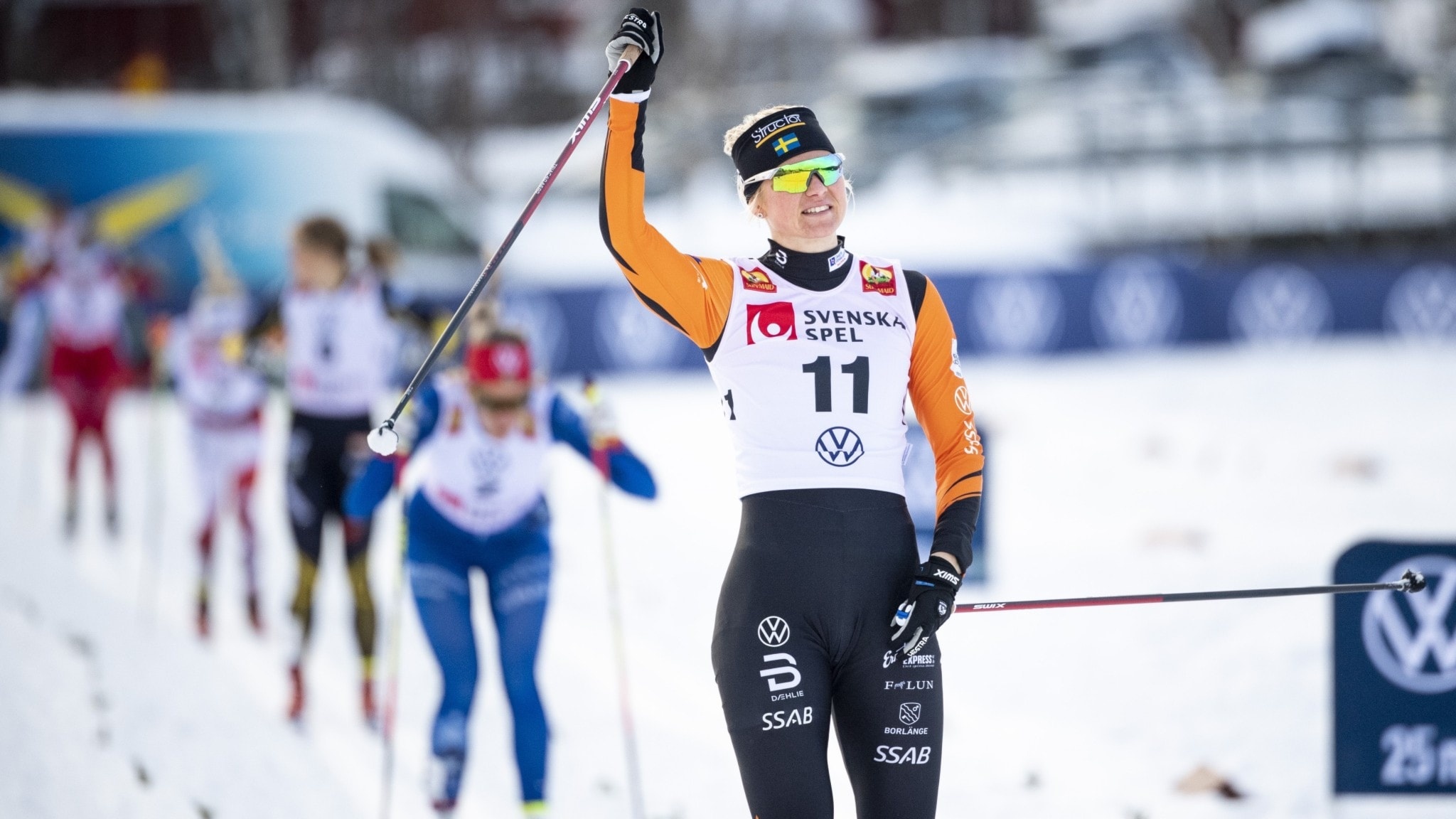 Maja Dahlqvist, Sprintpremiren, Svahn missade final, Radiosporten, 2050x1160 HD Desktop