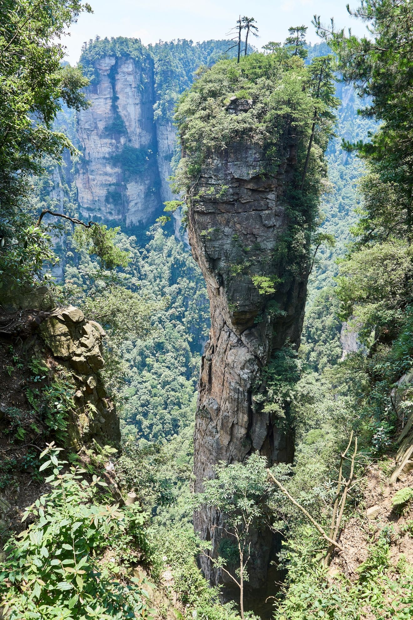 Wulingyuan National Park, Zhangjiajie marvels, Cream voyage, Nature's beauty, 1320x1980 HD Phone