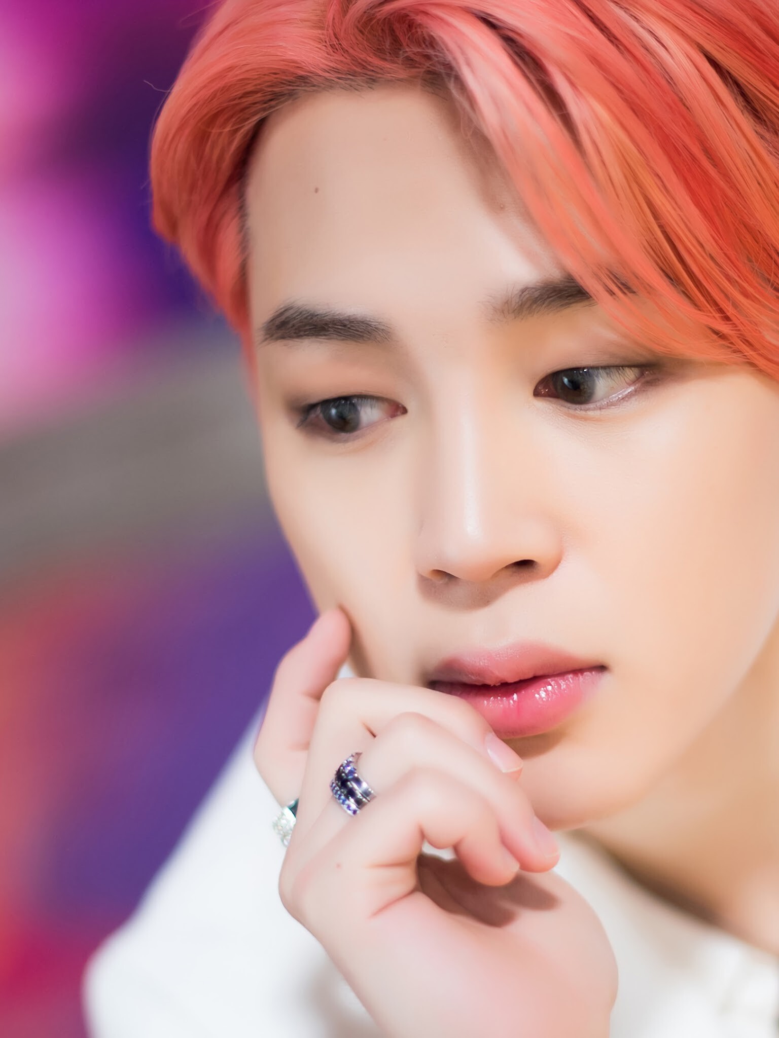 BTS, Music idols, Jimin BTS Boy With Luv, PC desktop wallpaper, 1540x2050 HD Phone