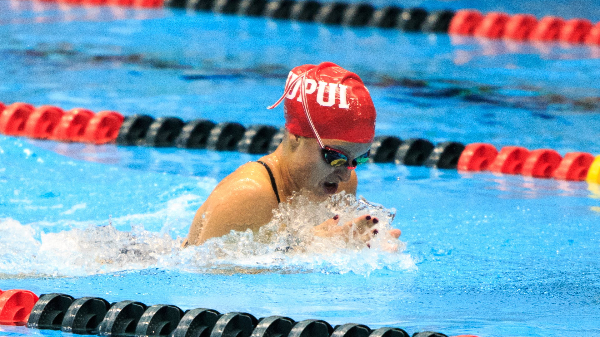 Aubrey Wing, Women's swimming, IUPUI athletics, Breaststroke prowess, 1920x1080 Full HD Desktop