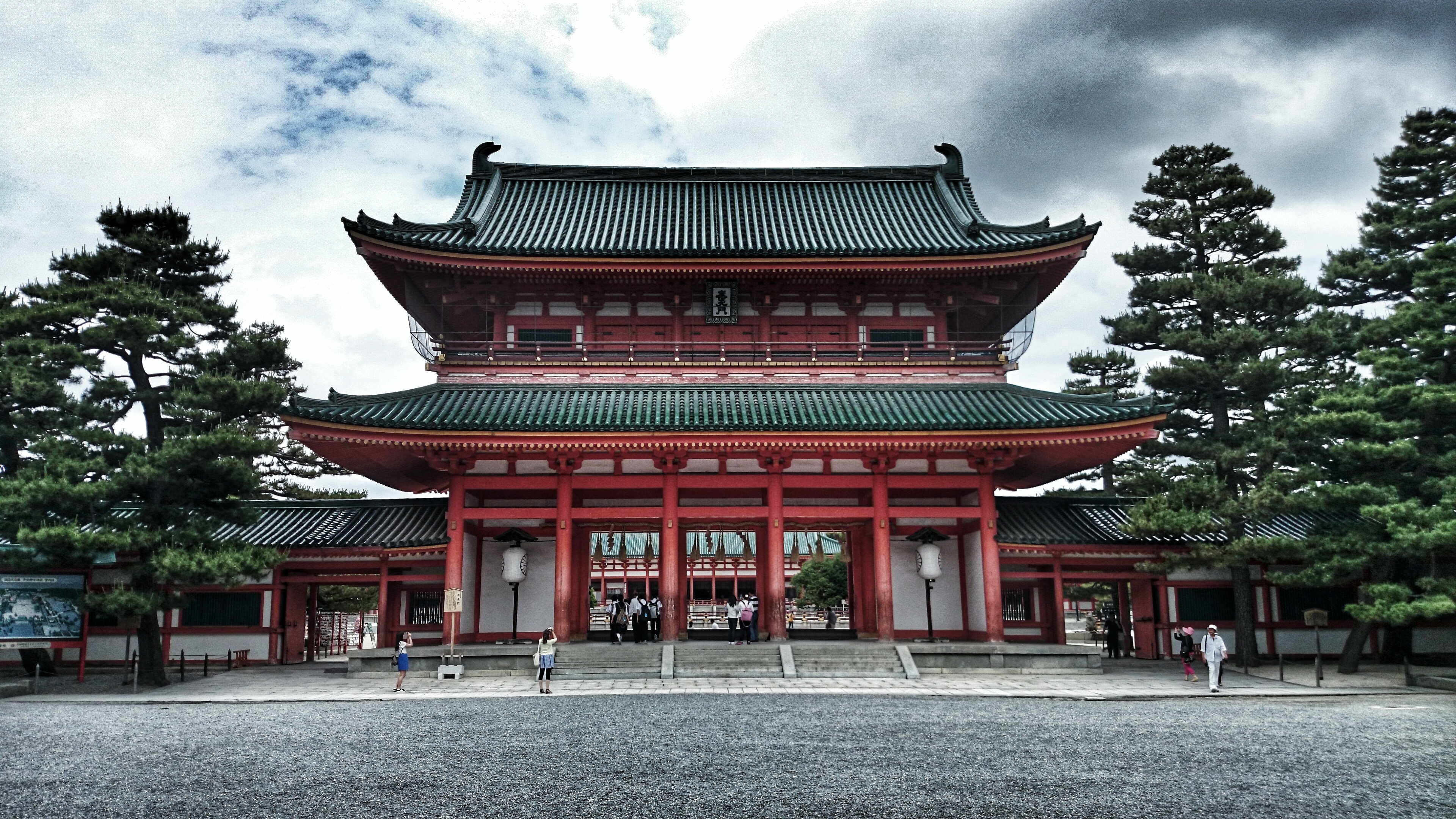 Heian-jingu Shrine, Kyoto Wallpaper, 3840x2160 4K Desktop