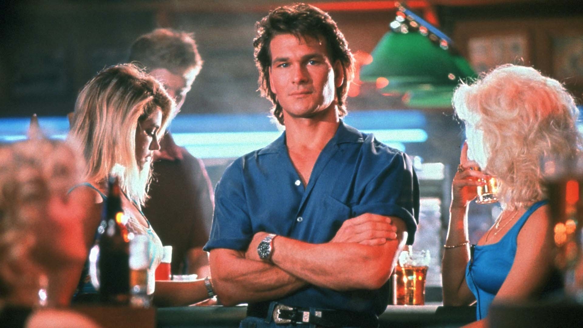 Patrick Swayze, Movie star, Road House movie, Stunning visuals, 1920x1080 Full HD Desktop