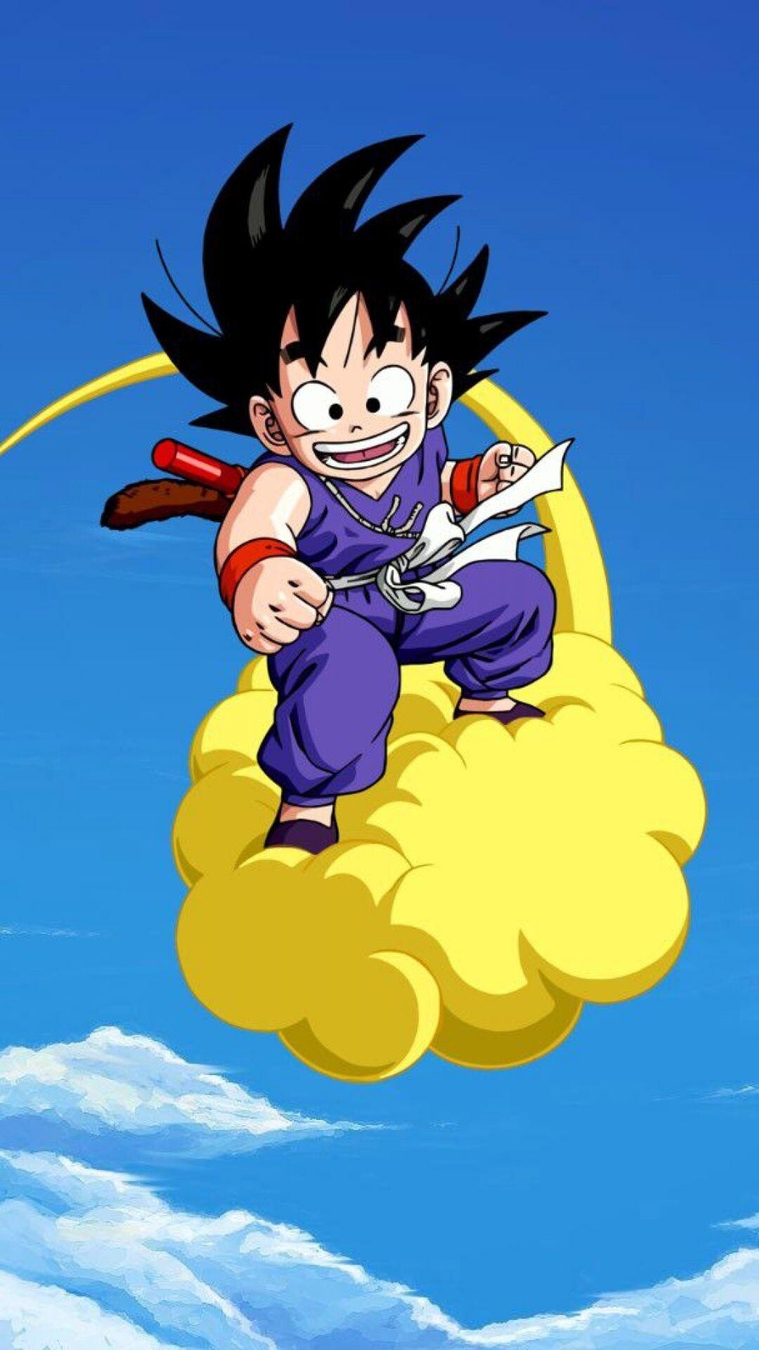 Young Goku, Top quality backgrounds, HD 4K, Innocent, 1080x1920 Full HD Phone