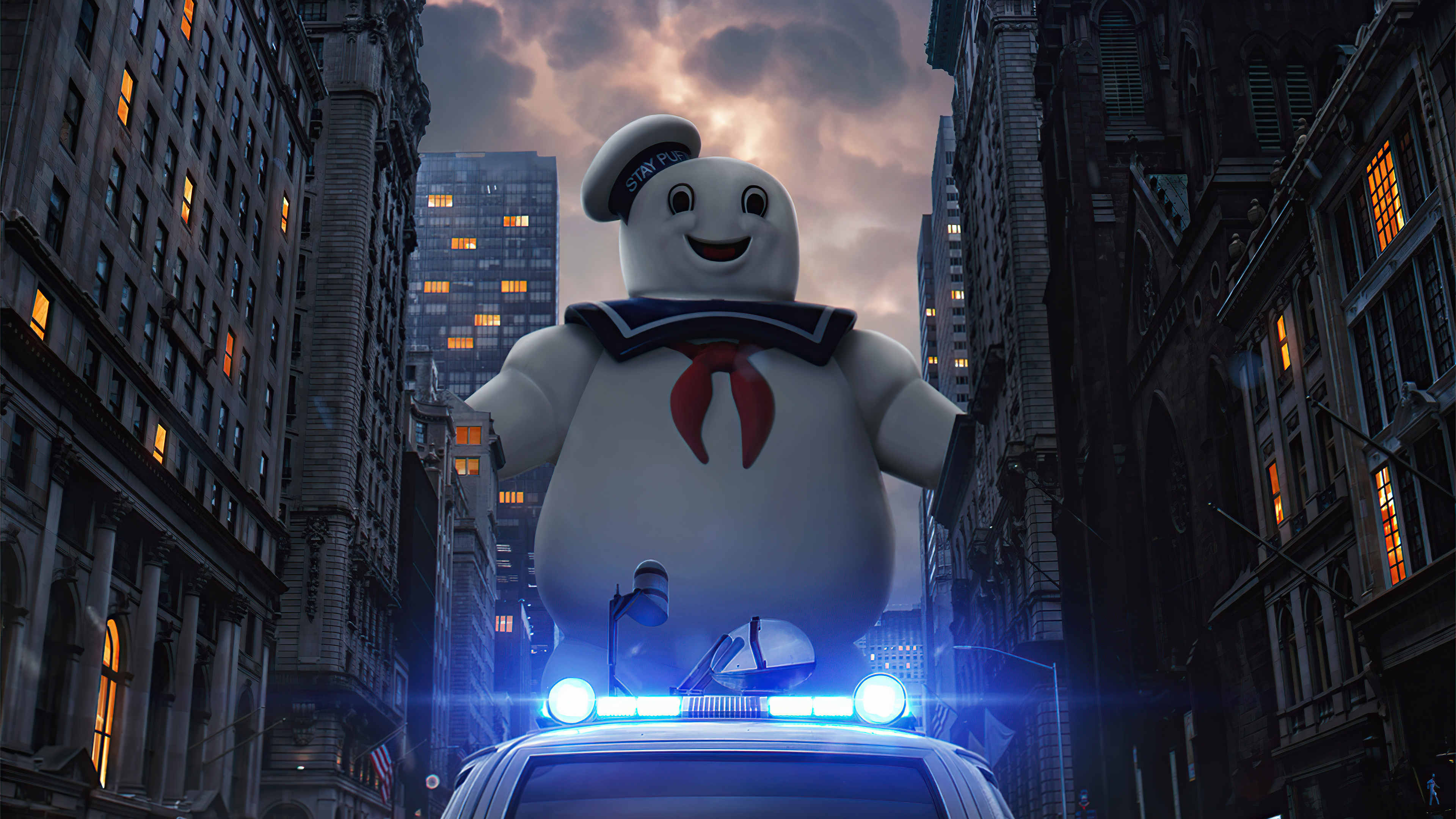 Stay-Puft Marshmallow Man, Ghostbusters Wallpaper, 3840x2160 4K Desktop