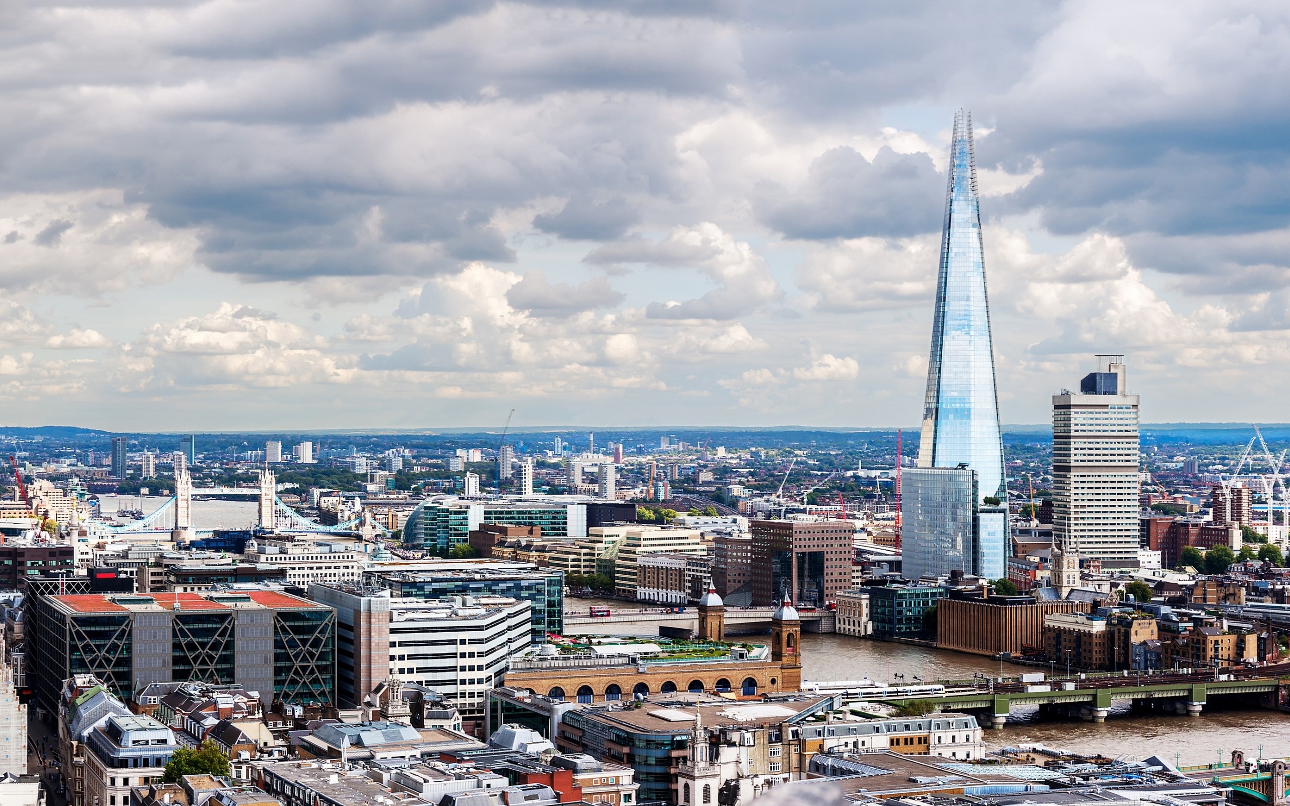 The Shard, London skyline, Wolkenkratzer, Desktop, 2560x1600 HD Desktop