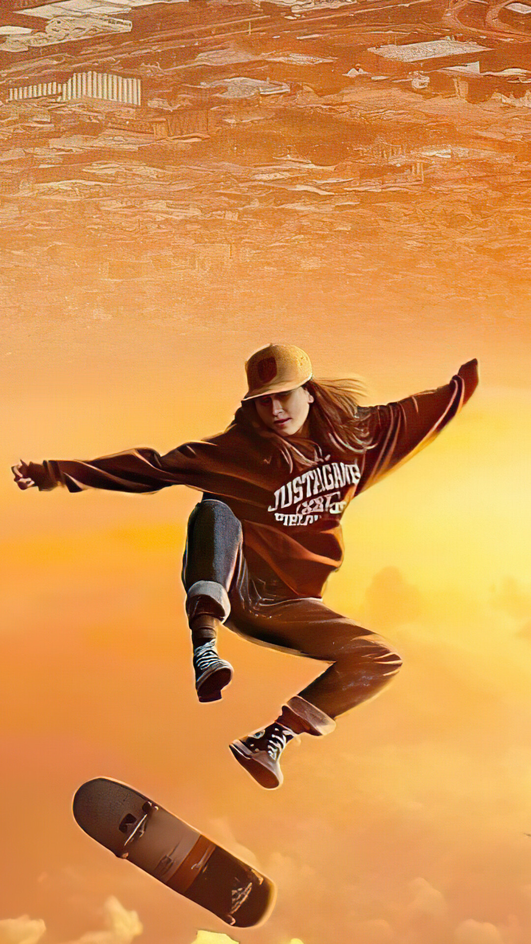 Skateboarding culture, Skateboard lifestyle, Female skateboarders, Action sports, 1080x1920 Full HD Phone