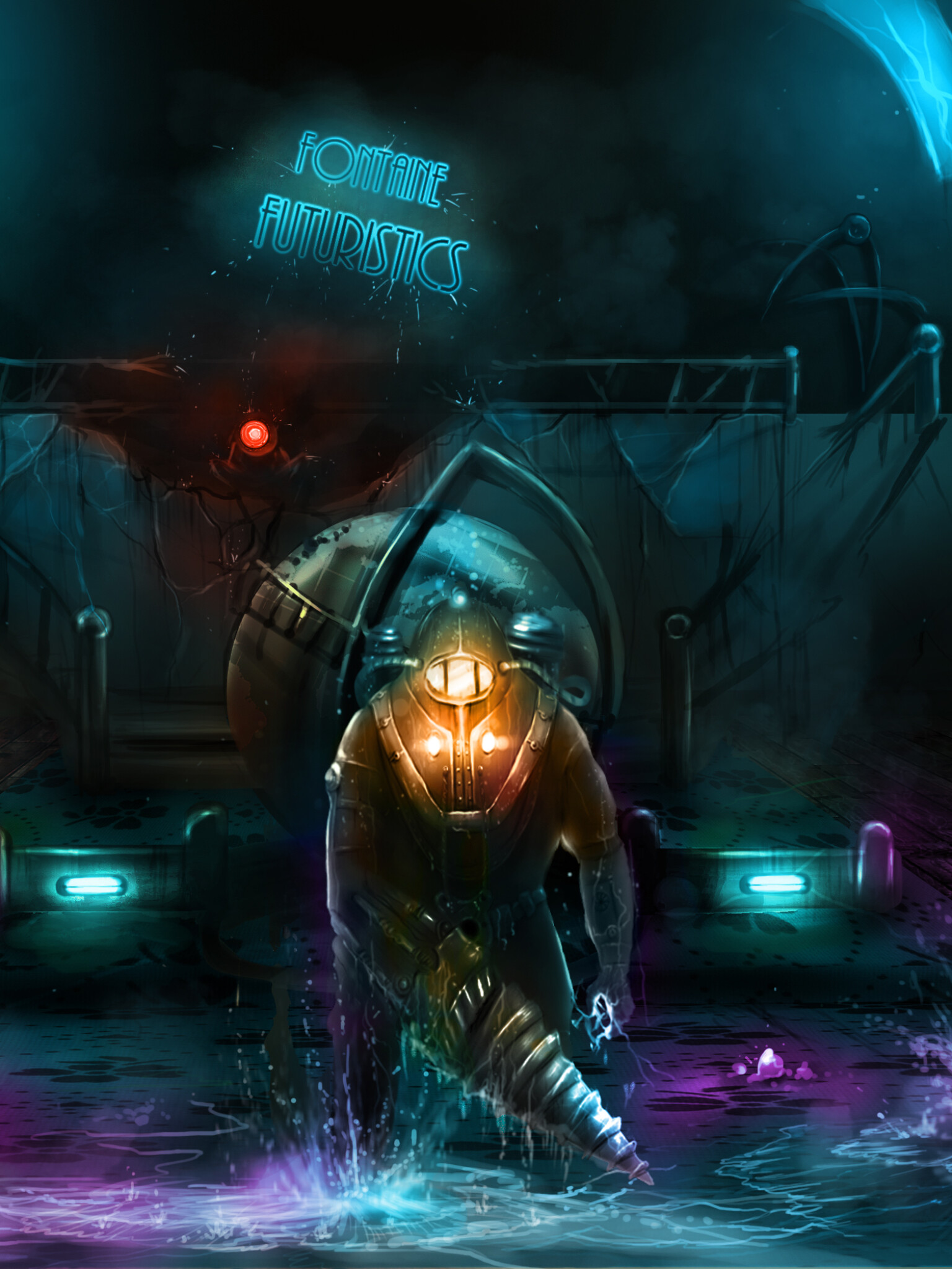 Subject Delta, BioShock Wallpaper, 1540x2050 HD Phone