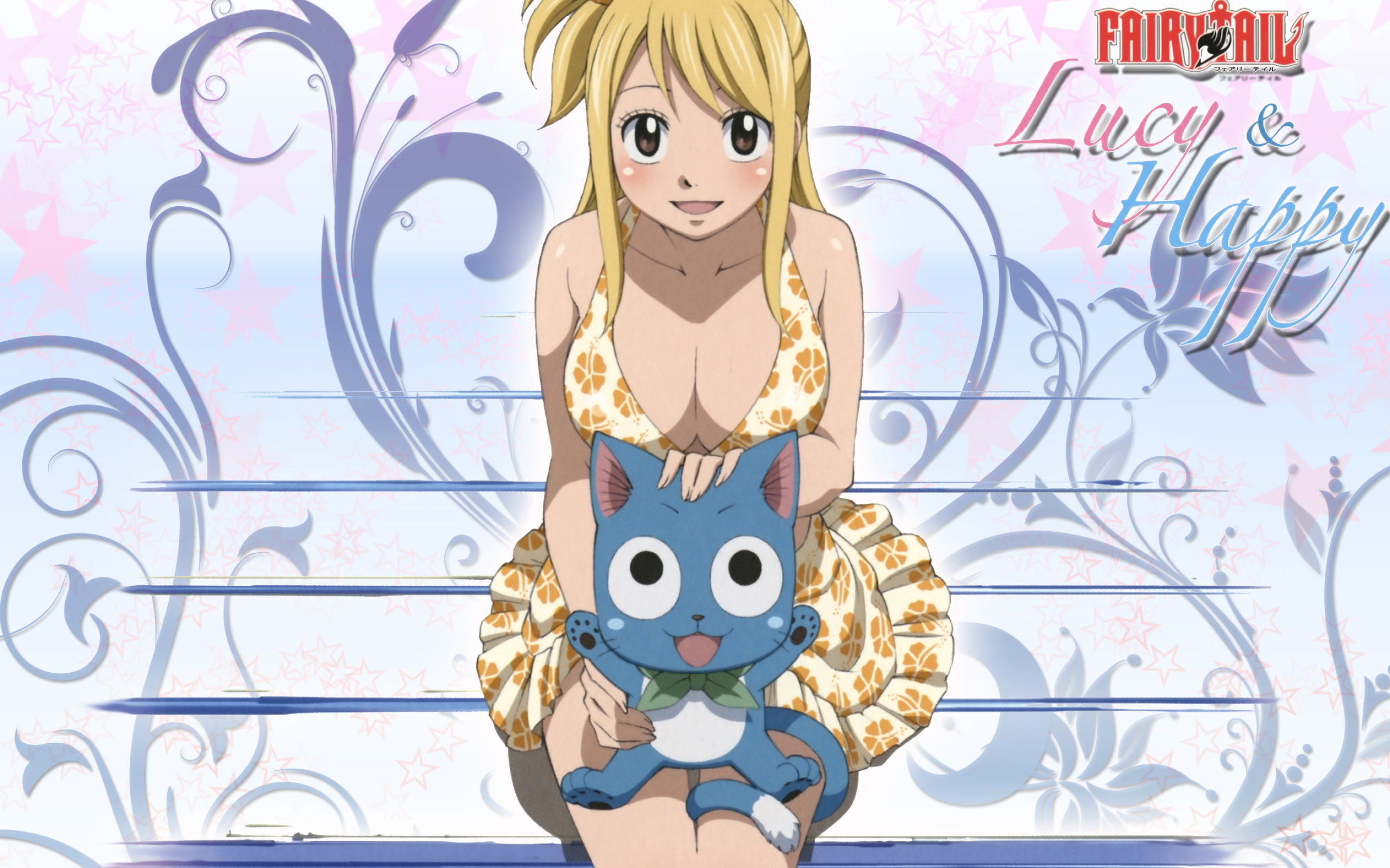 Happy, Fairy Tail, HD, Background, 2560x1600 HD Desktop