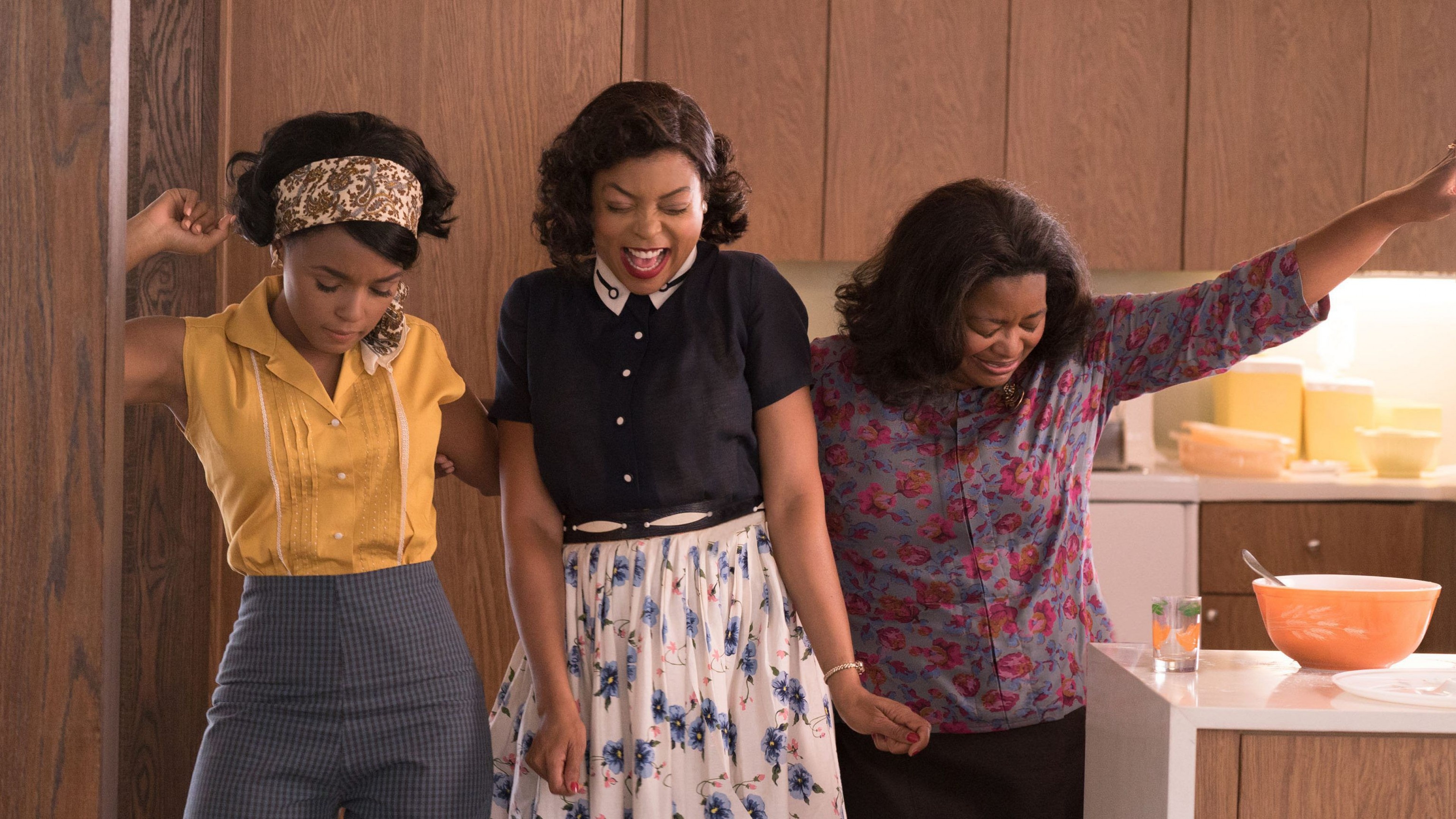 Octavia Spencer, Hidden Figures, Taraji P Henson, Janelle Monae, 3840x2160 4K Desktop