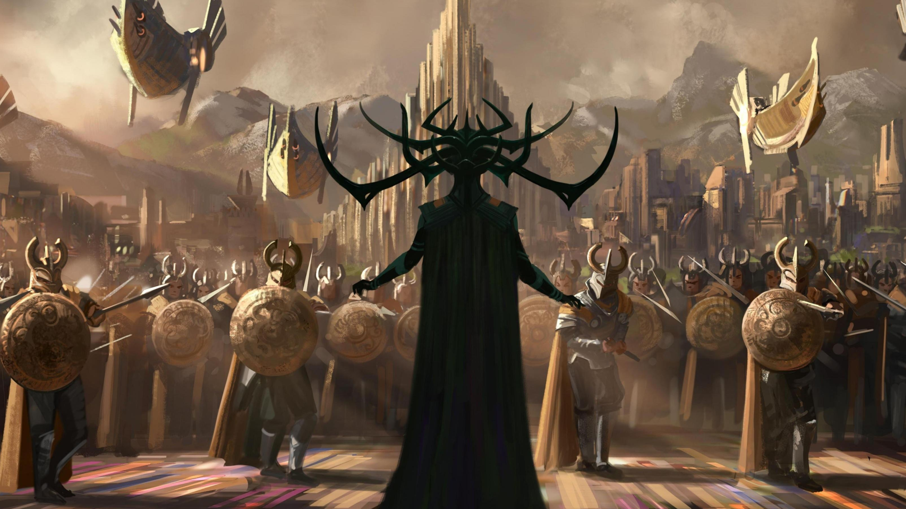 Hela, Desktop, Wallpaper, Background, 3560x2000 HD Desktop