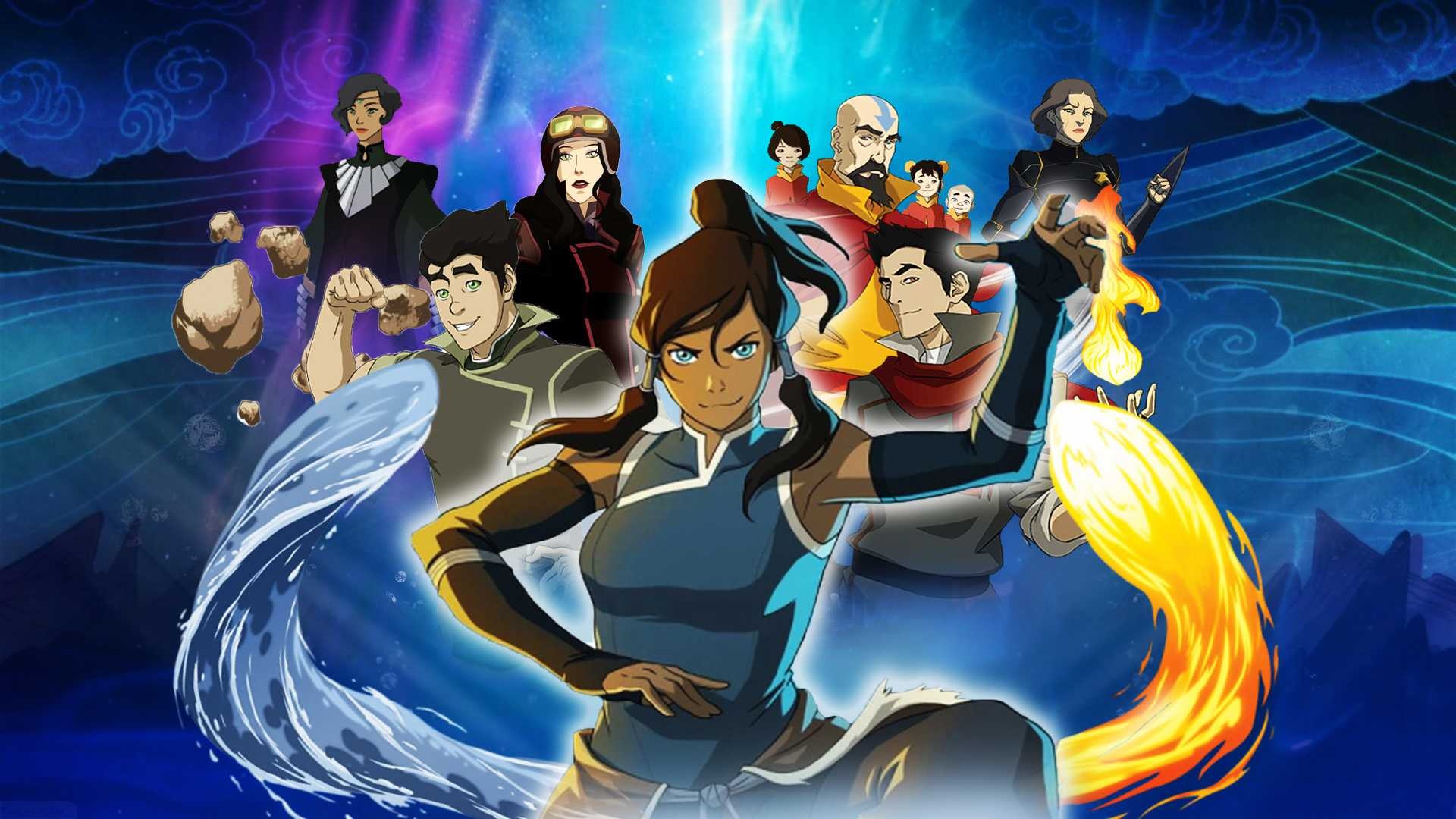 Legend of Korra, Iconic protagonist, Dynamic wallpaper, Vobss, 1920x1080 Full HD Desktop