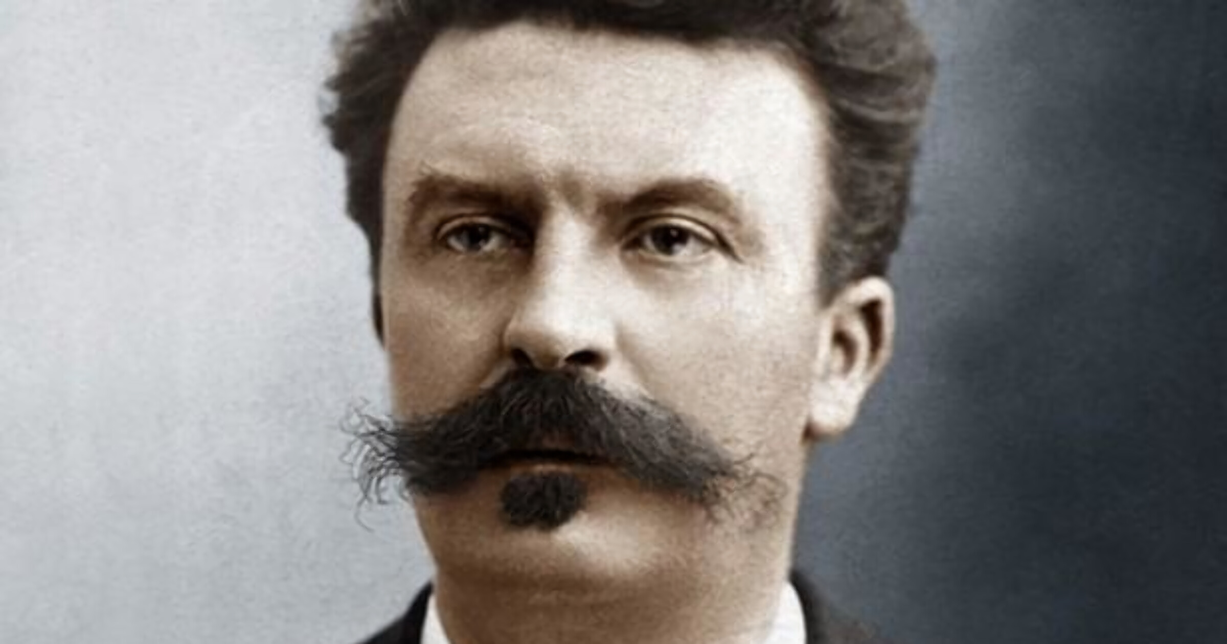 Guy de Maupassant, Literary Genius, Captivating Tales, Insightful Narratives, 2400x1260 HD Desktop