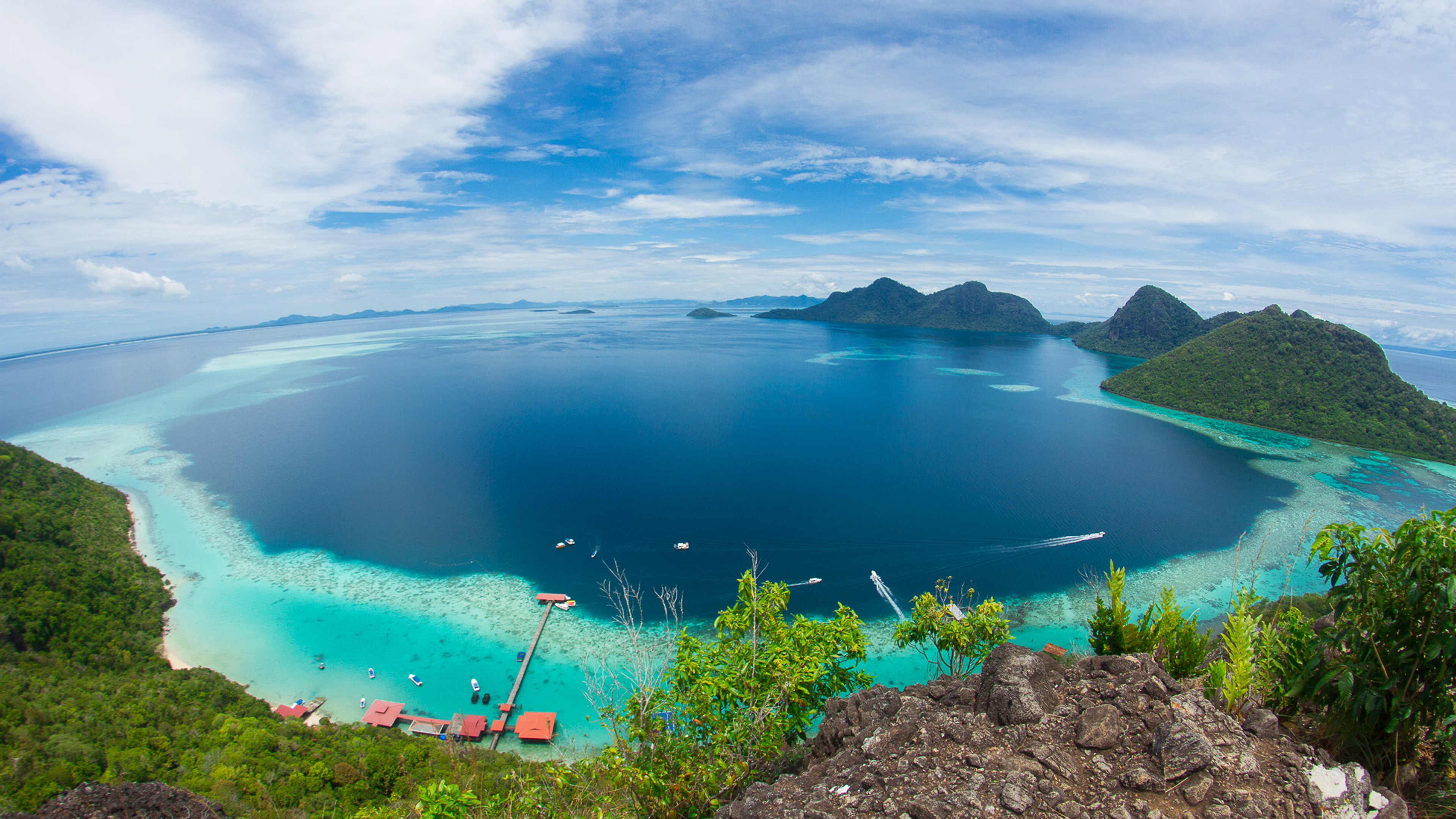 Semporna Islands Park, Malaysia Wallpaper, 3840x2160 4K Desktop